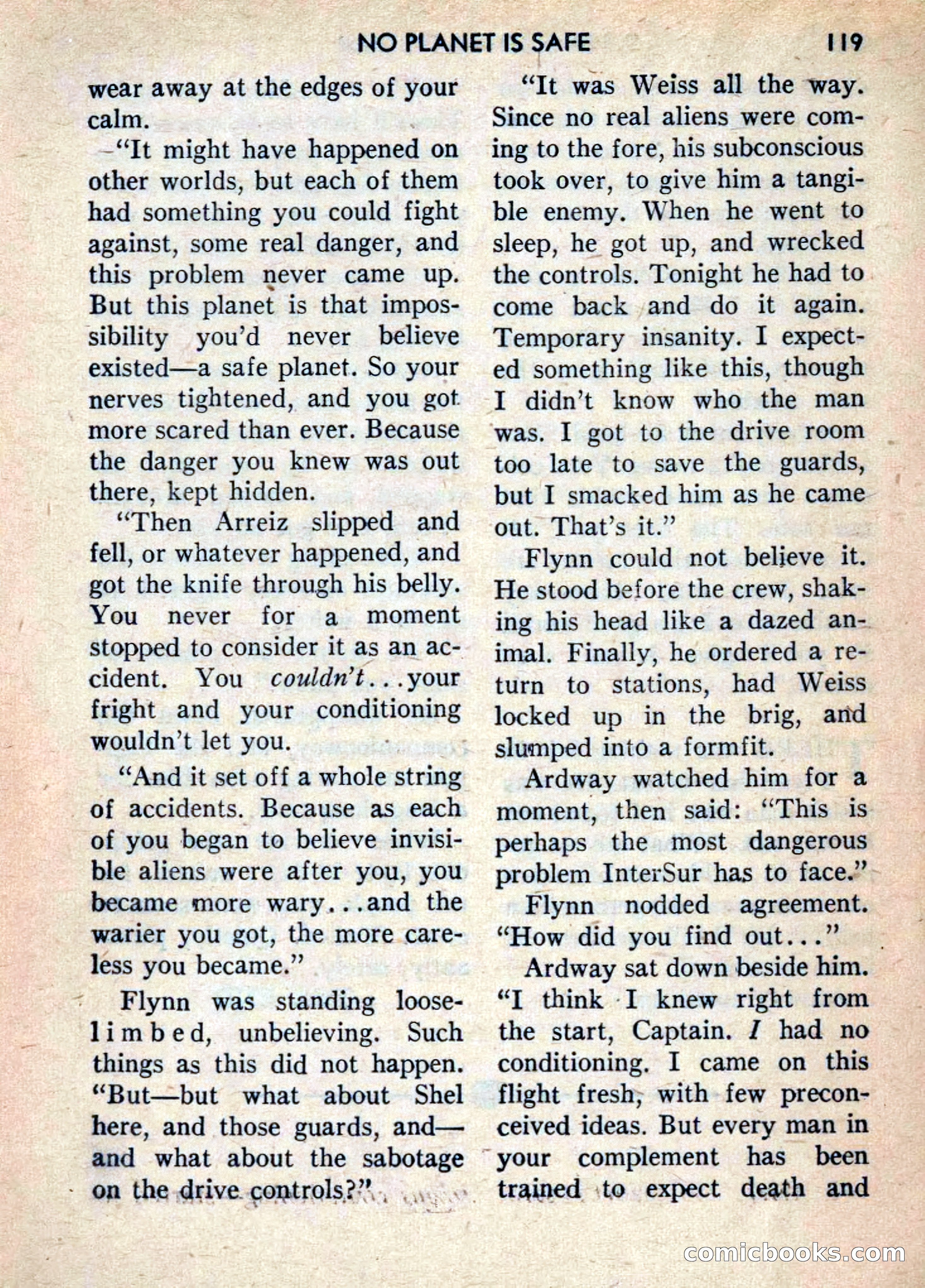 Super Science Fiction, June 1958 — page 121 of 132