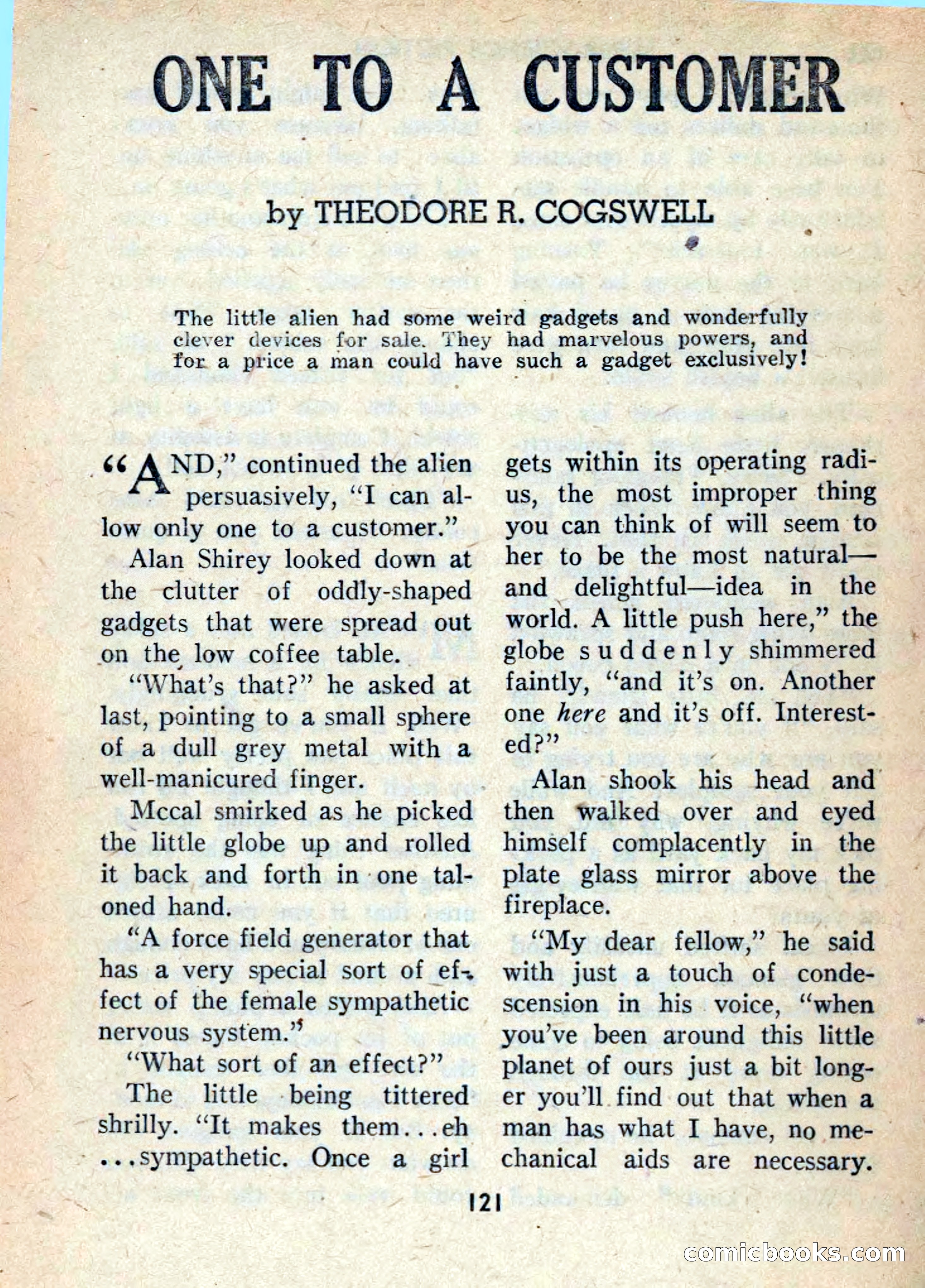 Super Science Fiction, June 1958 — page 123 of 132