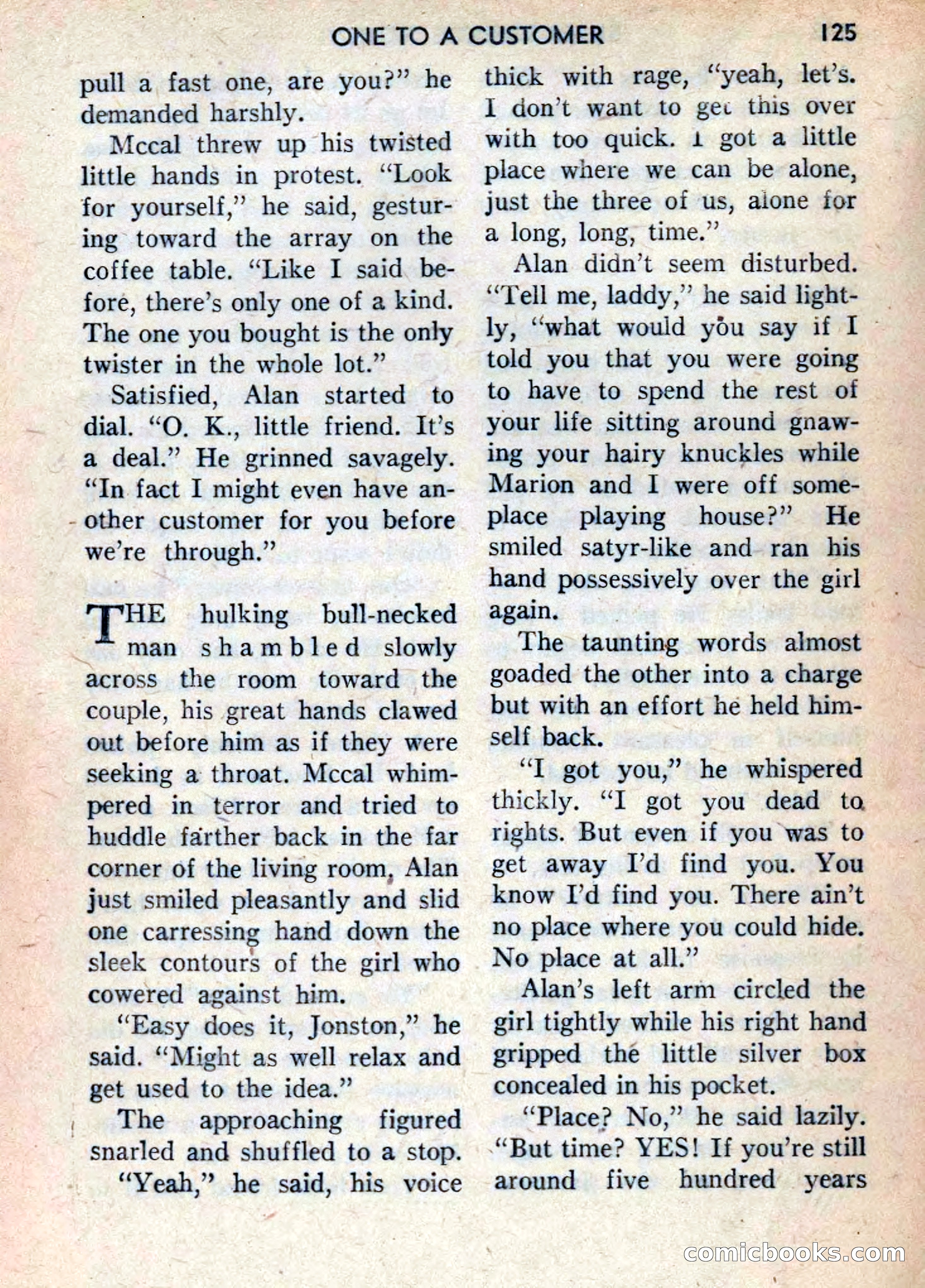 Super Science Fiction, June 1958 — page 127 of 132