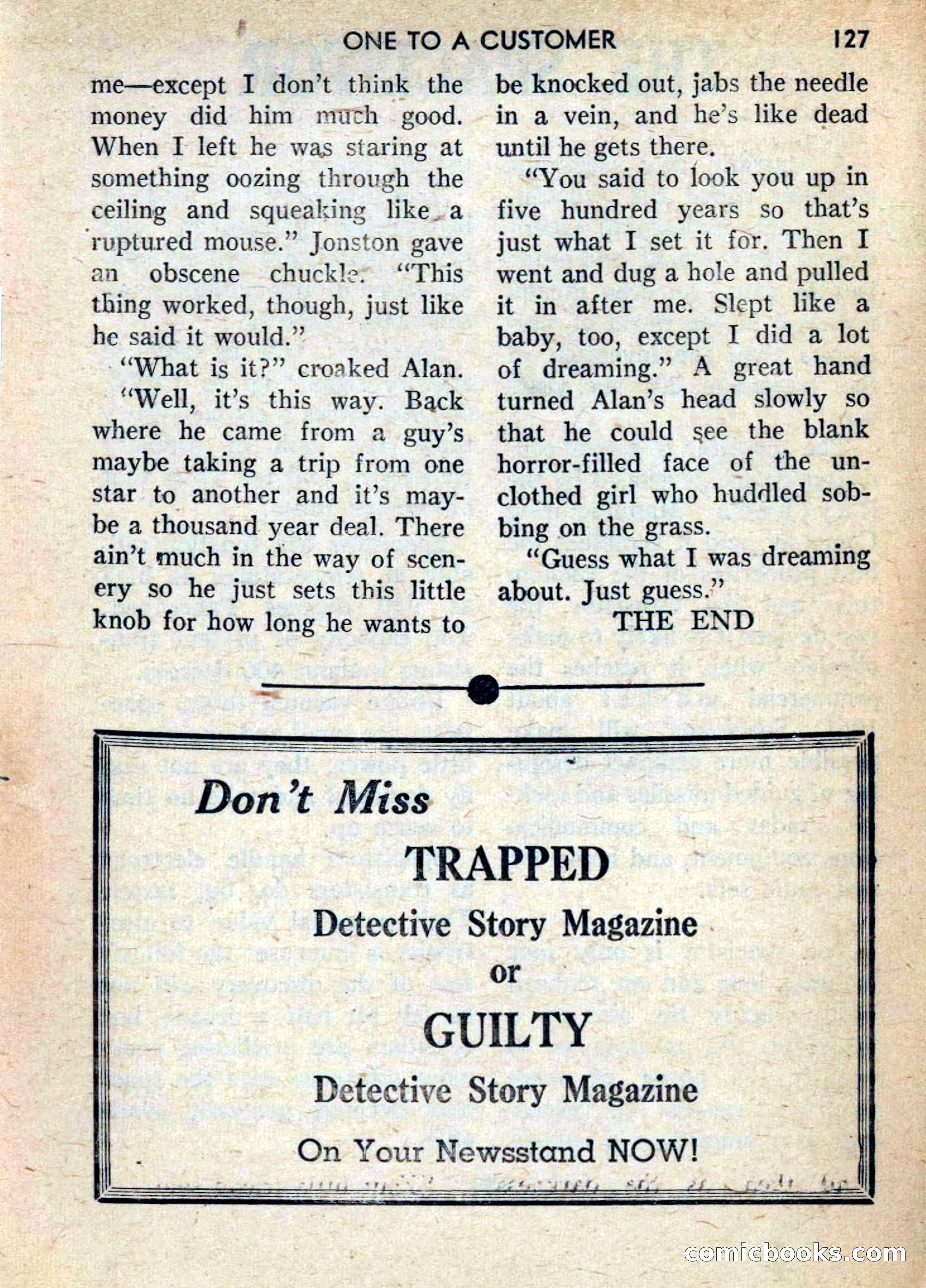 Super Science Fiction, June 1958 — page 129 of 132