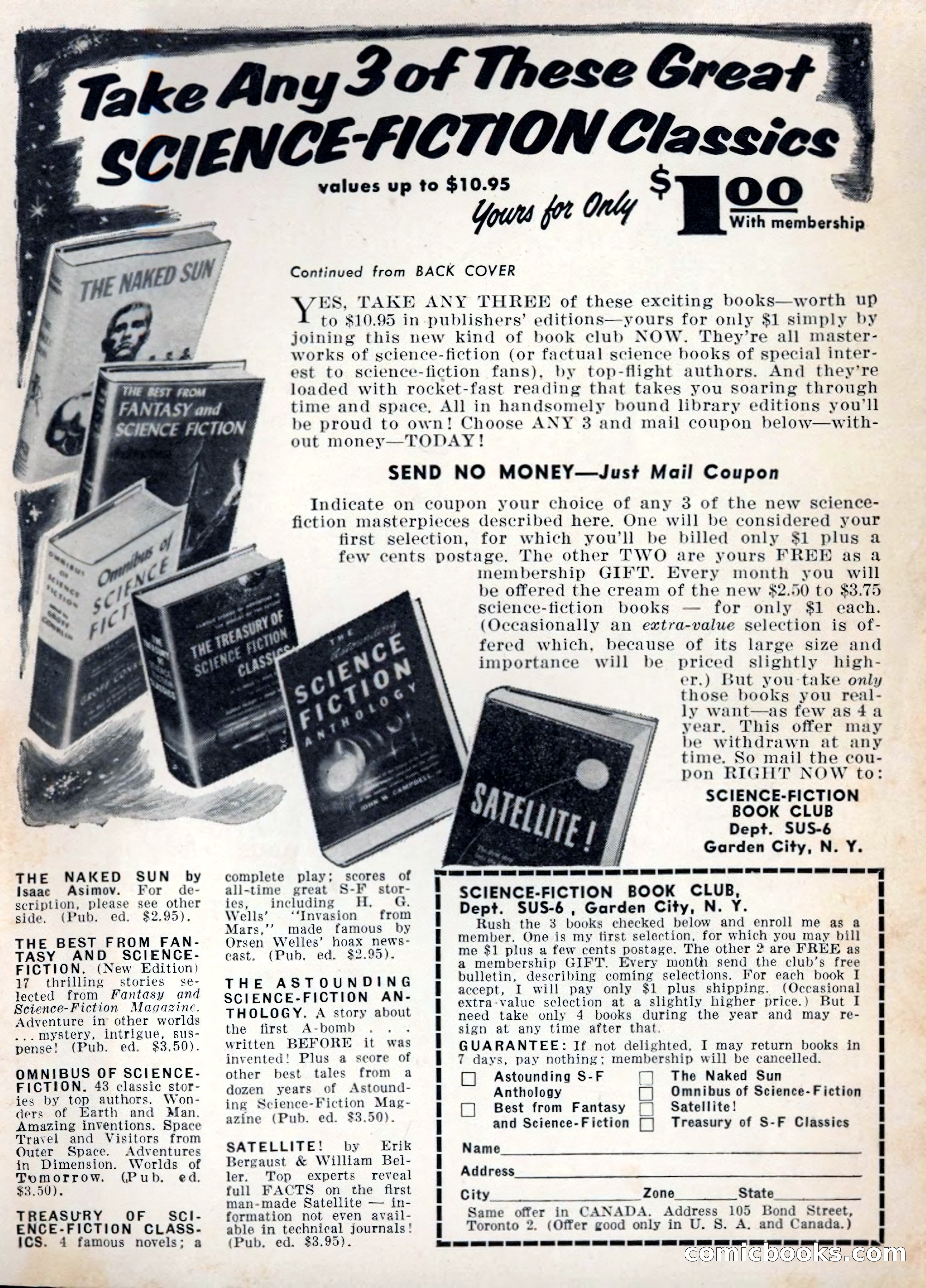 Super Science Fiction, June 1958 — page 131 of 132