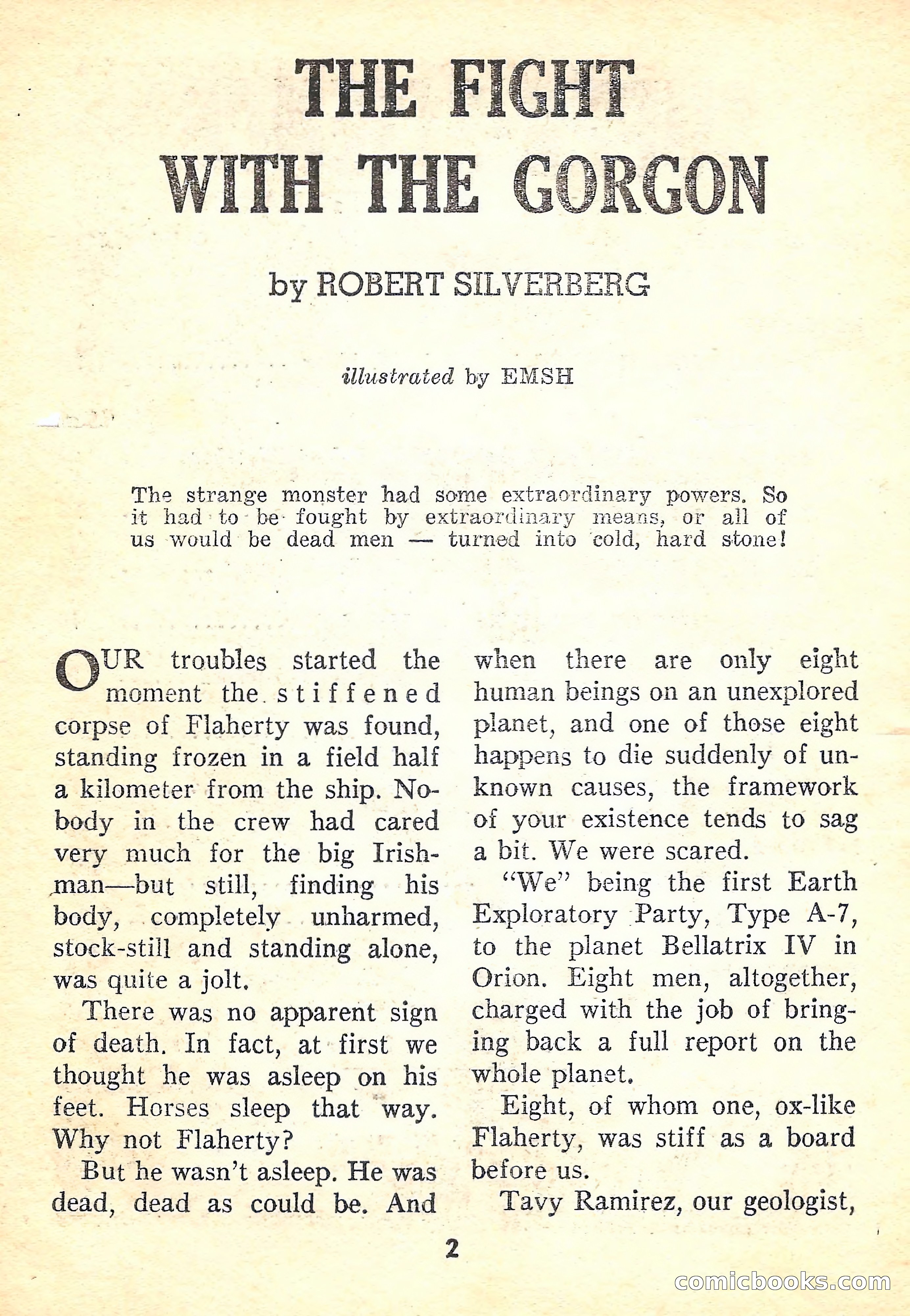 Super-Science Fiction, October 1958 — page 4 of 132