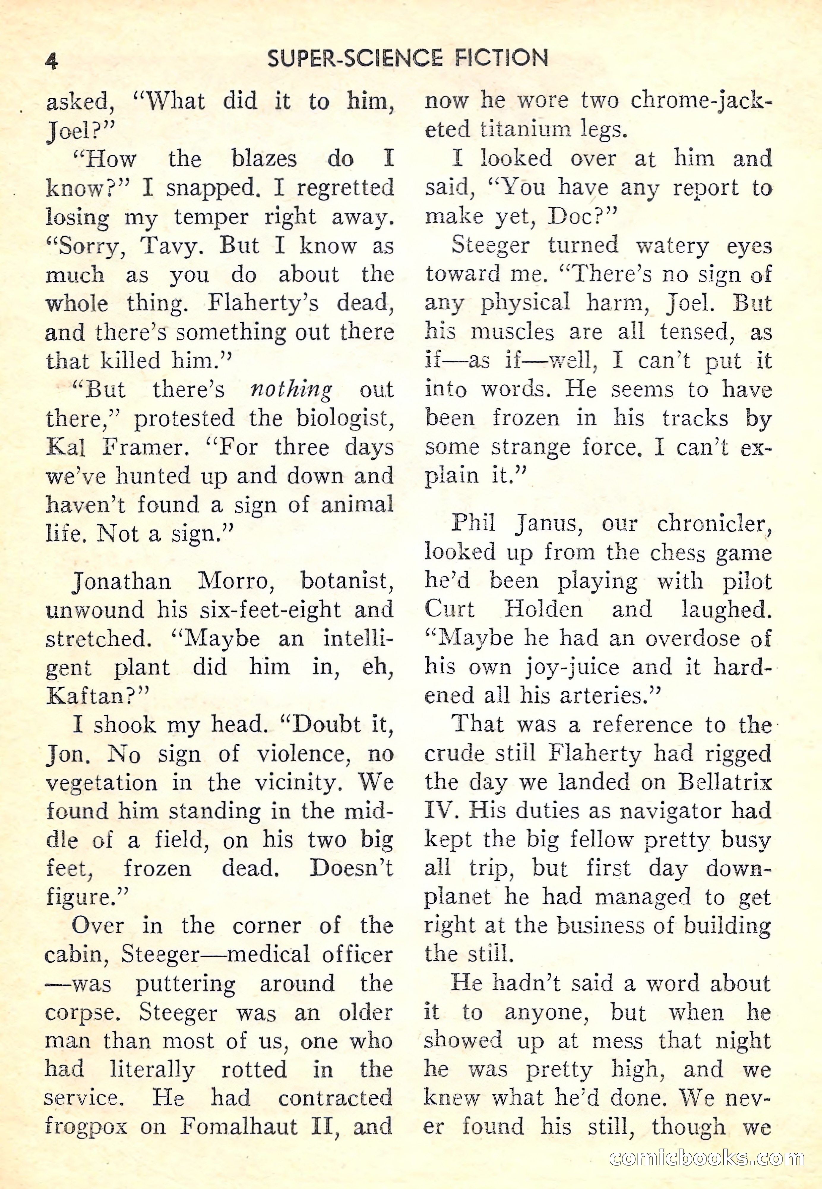 Super-Science Fiction, October 1958 — page 6 of 132
