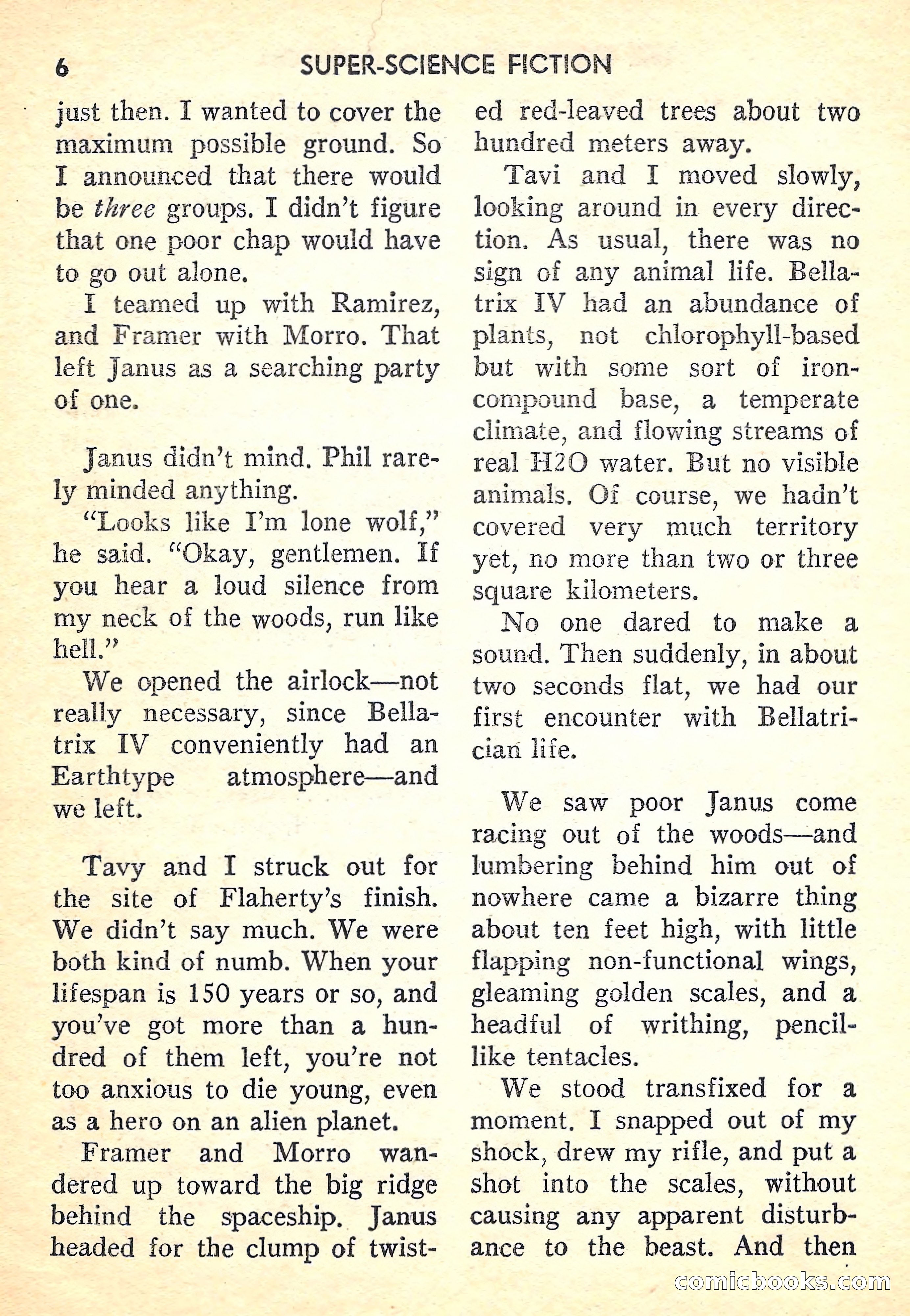 Super-Science Fiction, October 1958 — page 8 of 132