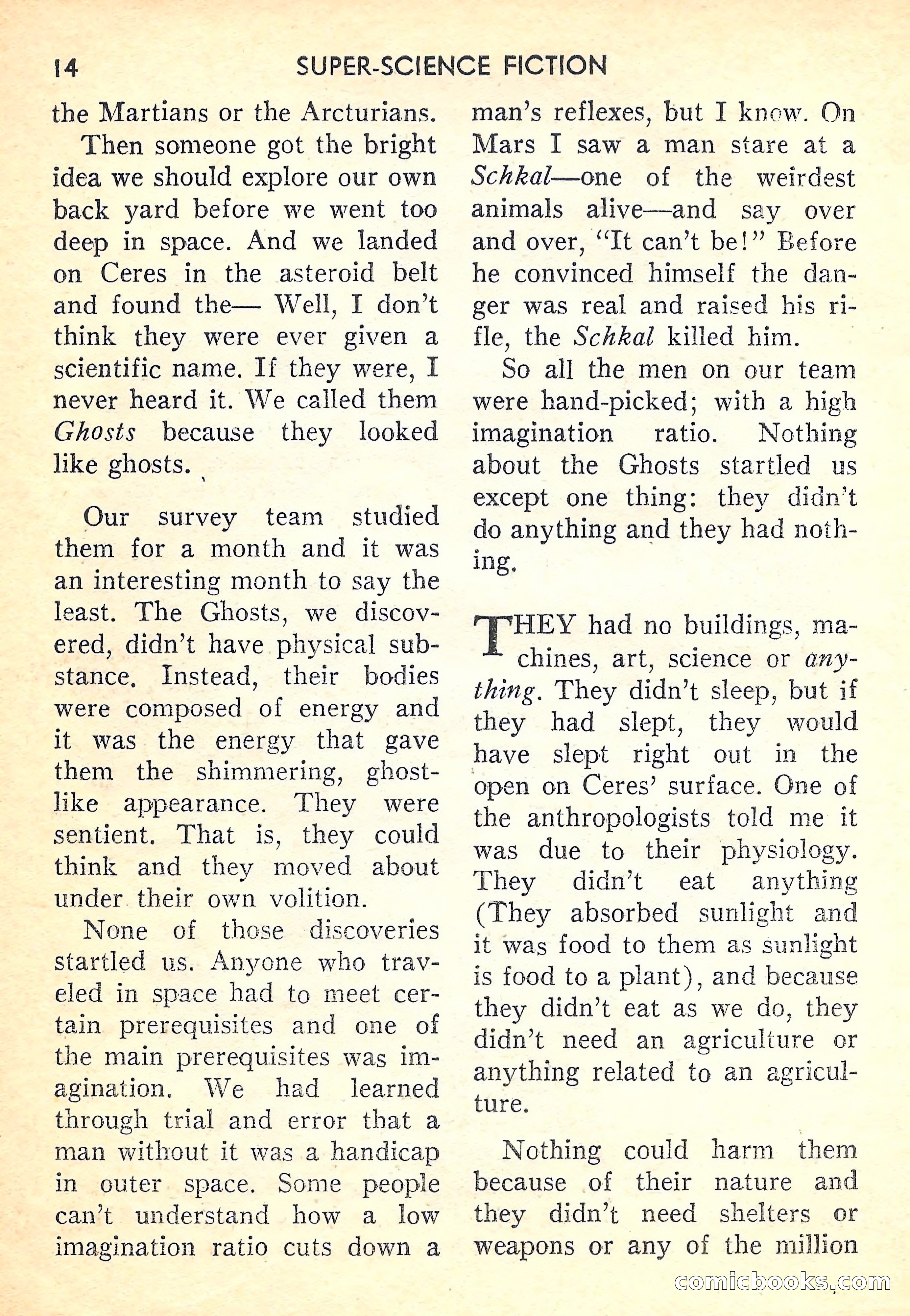 Super-Science Fiction, October 1958 — page 16 of 132