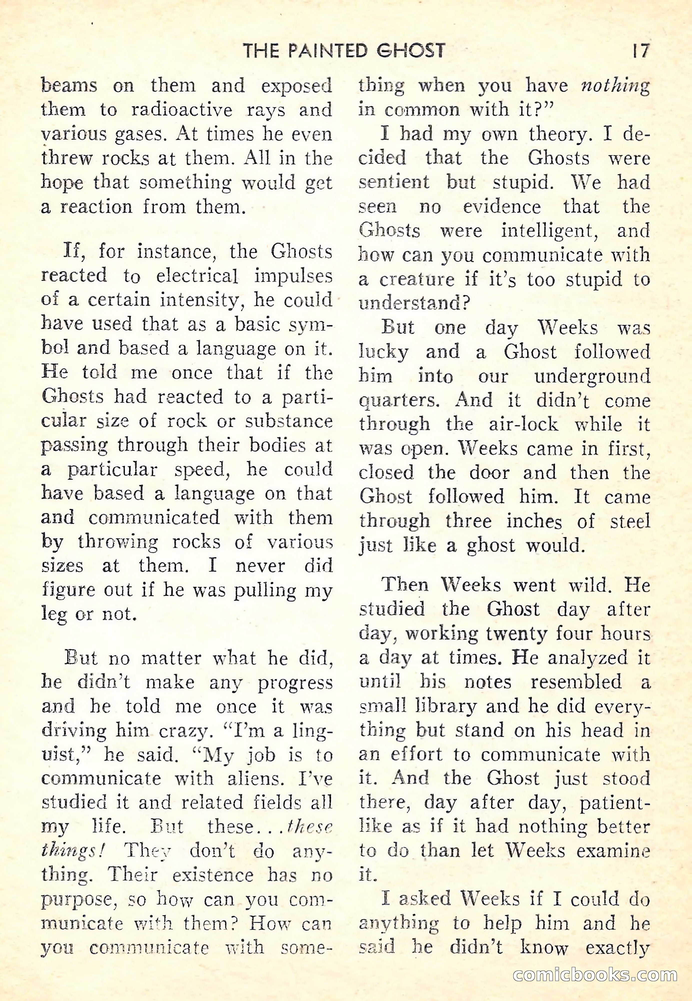 Super-Science Fiction, October 1958 — page 19 of 132