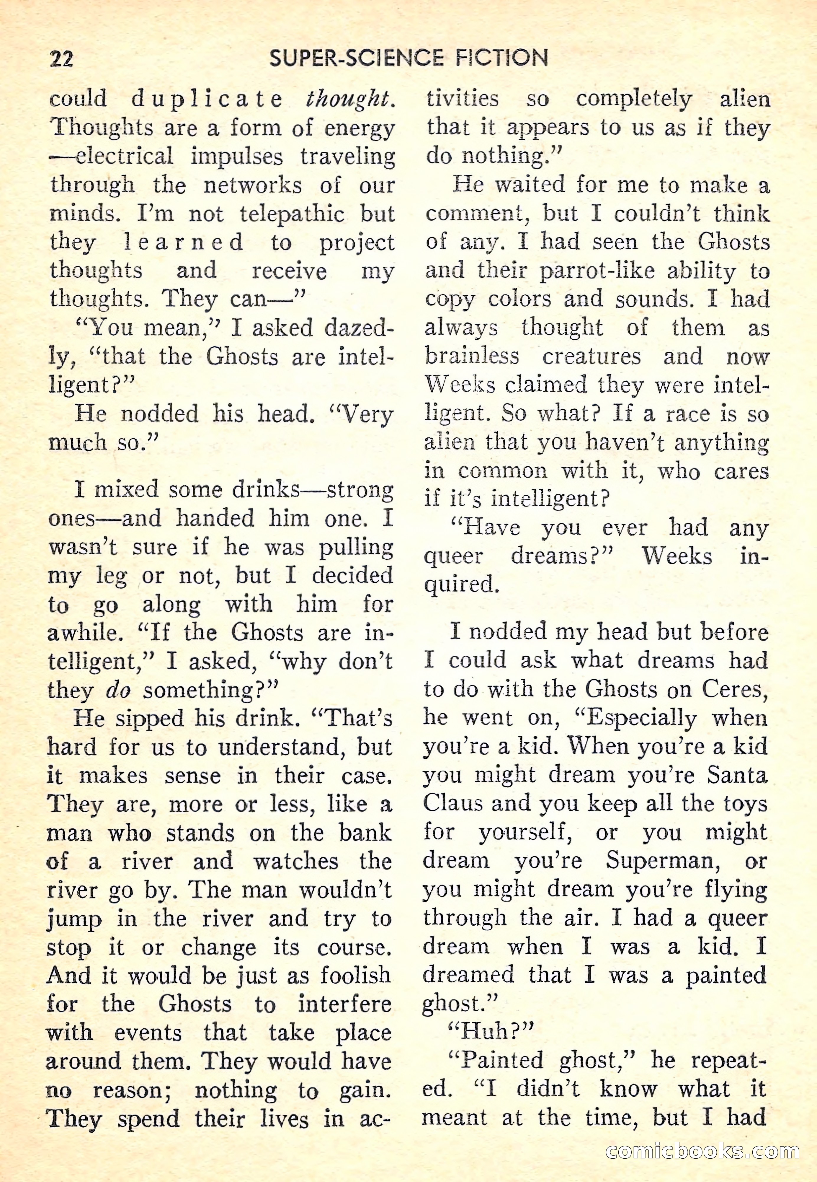 Super-Science Fiction, October 1958 — page 24 of 132