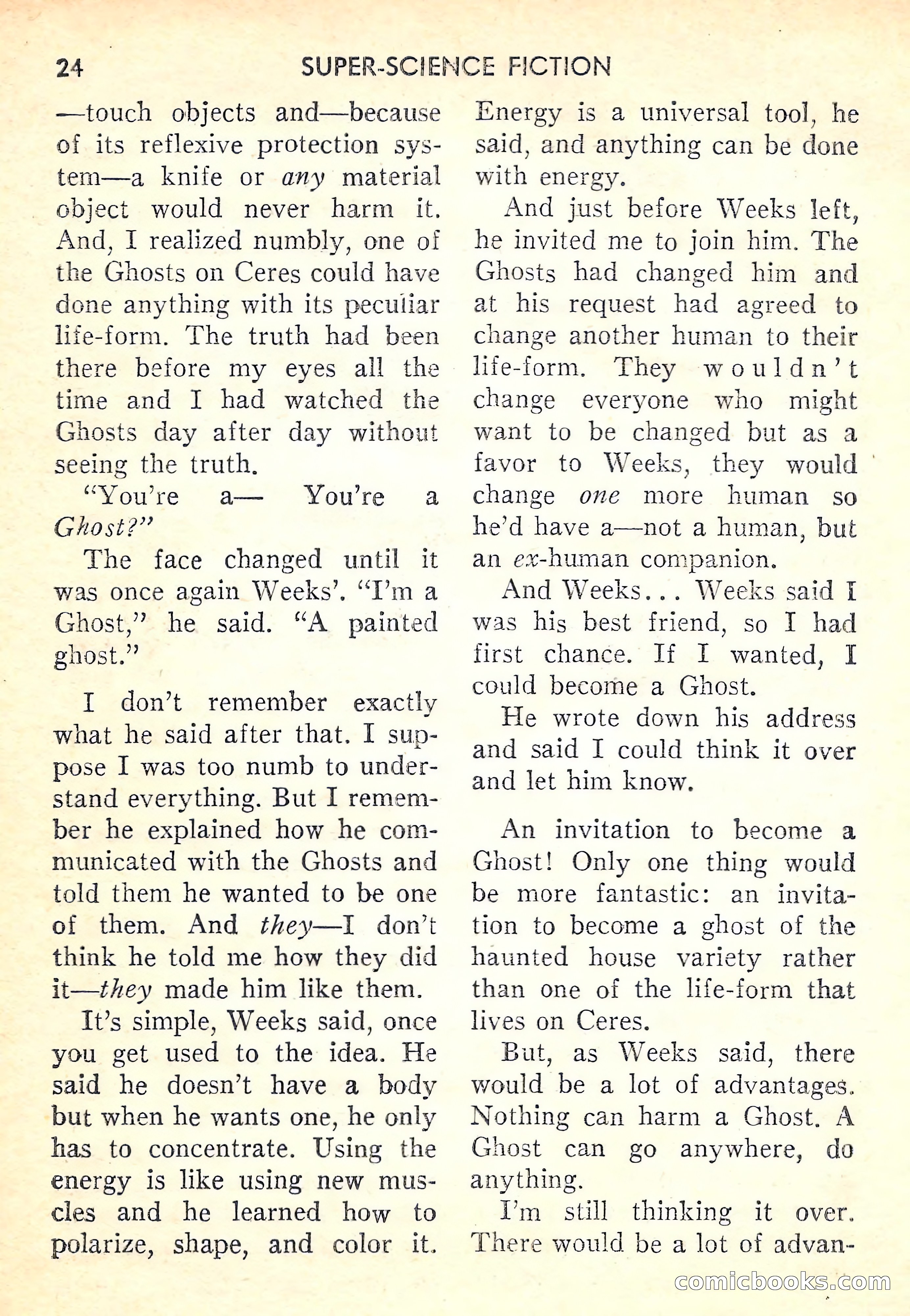 Super-Science Fiction, October 1958 — page 26 of 132
