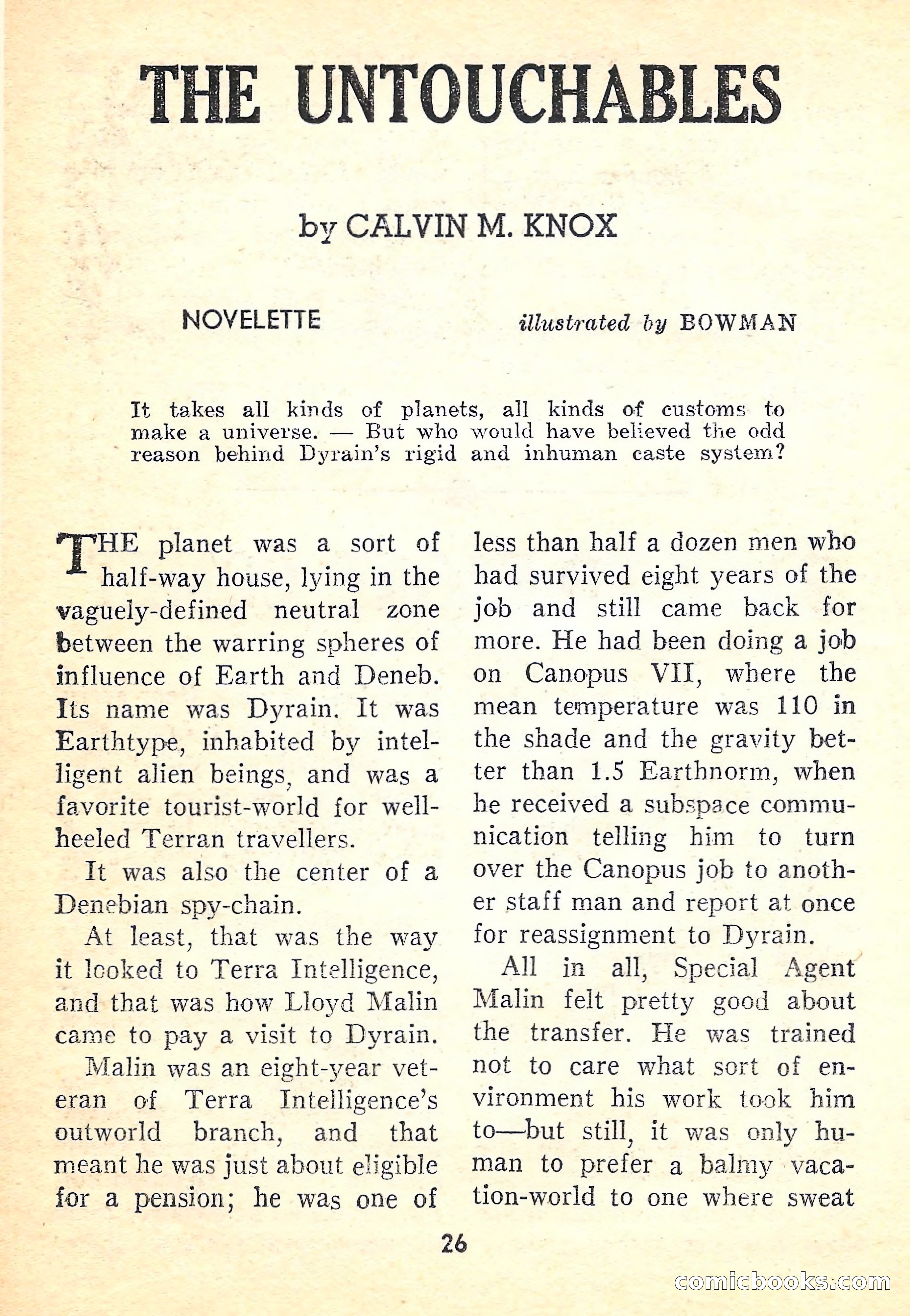 Super-Science Fiction, October 1958 — page 28 of 132