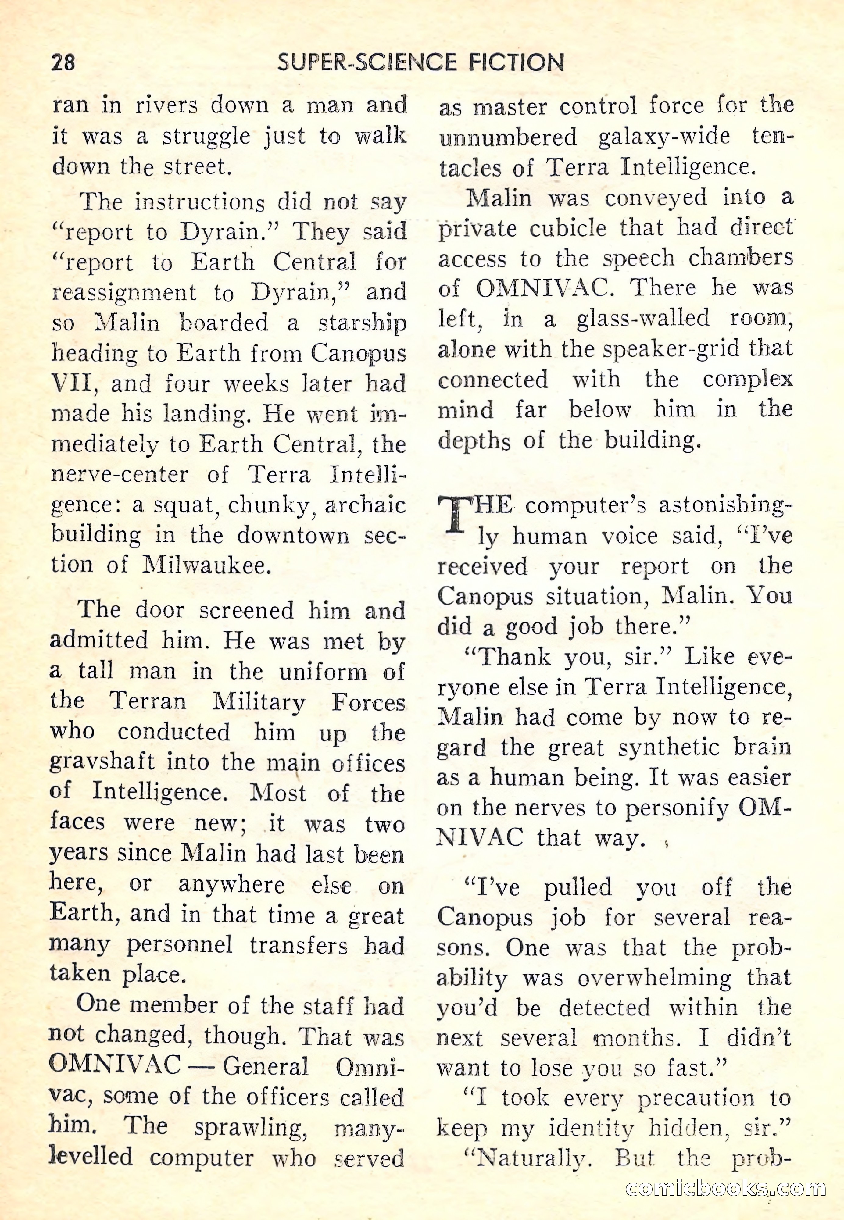 Super-Science Fiction, October 1958 — page 30 of 132