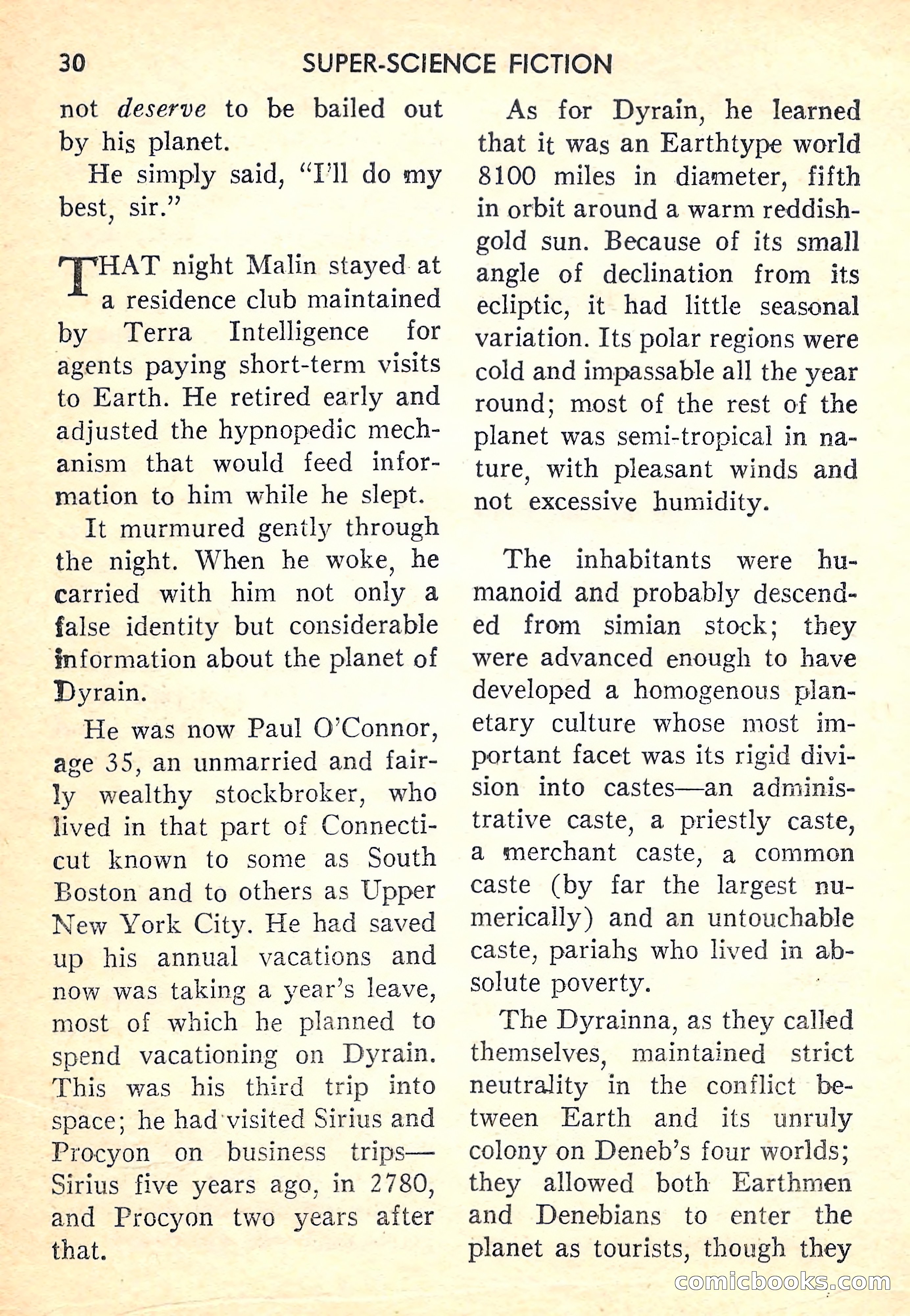 Super-Science Fiction, October 1958 — page 32 of 132