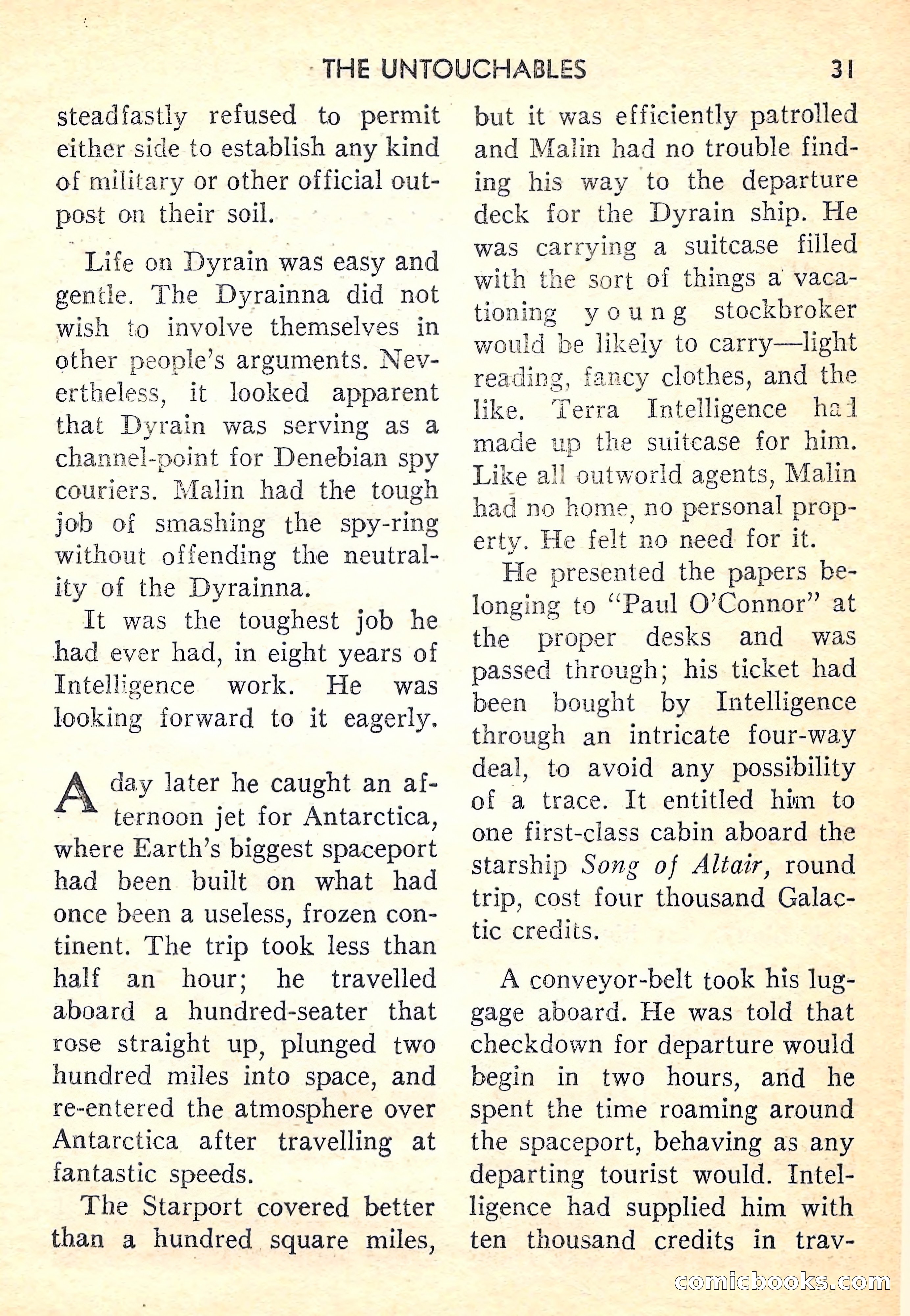Super-Science Fiction, October 1958 — page 33 of 132