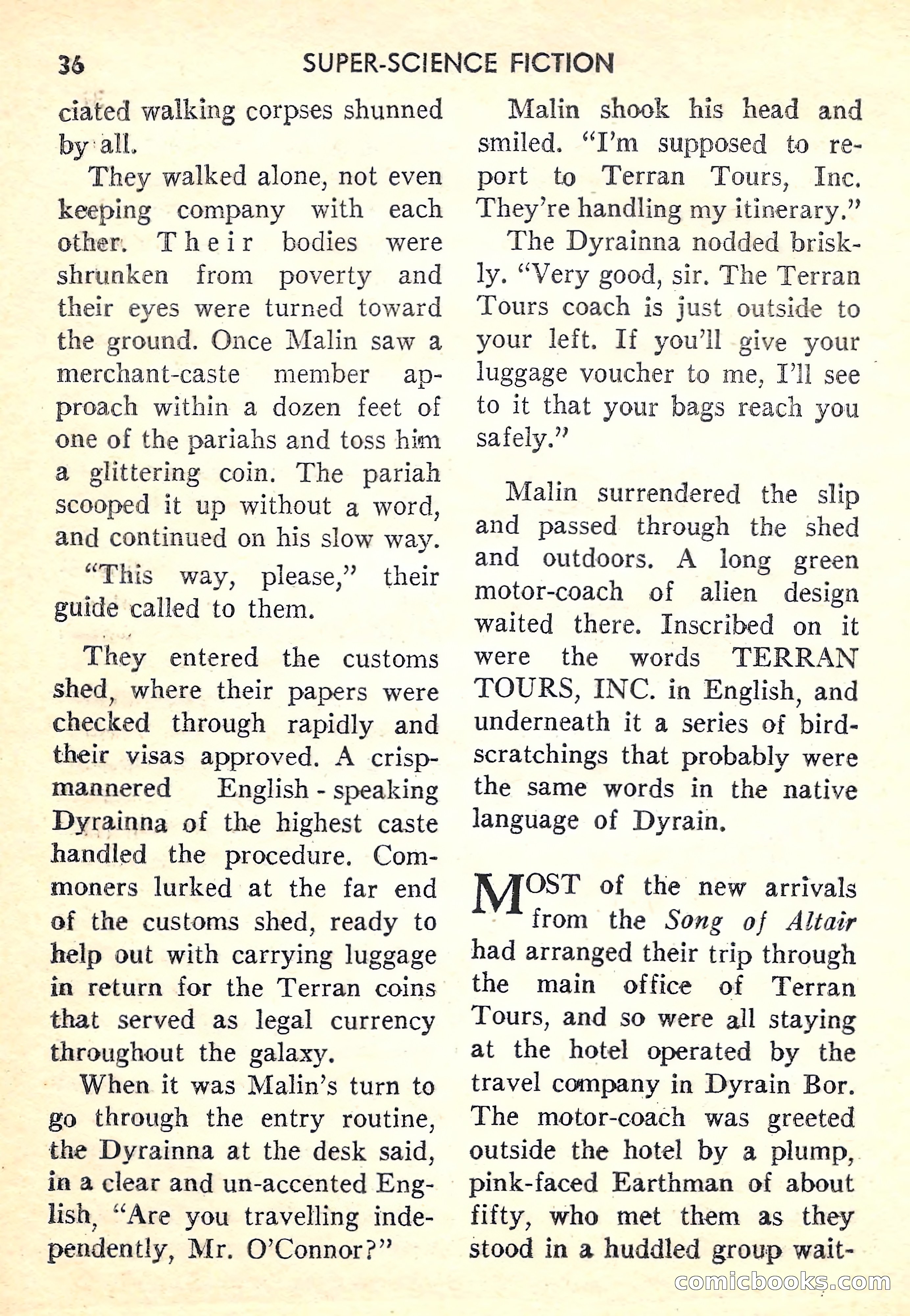 Super-Science Fiction, October 1958 — page 38 of 132