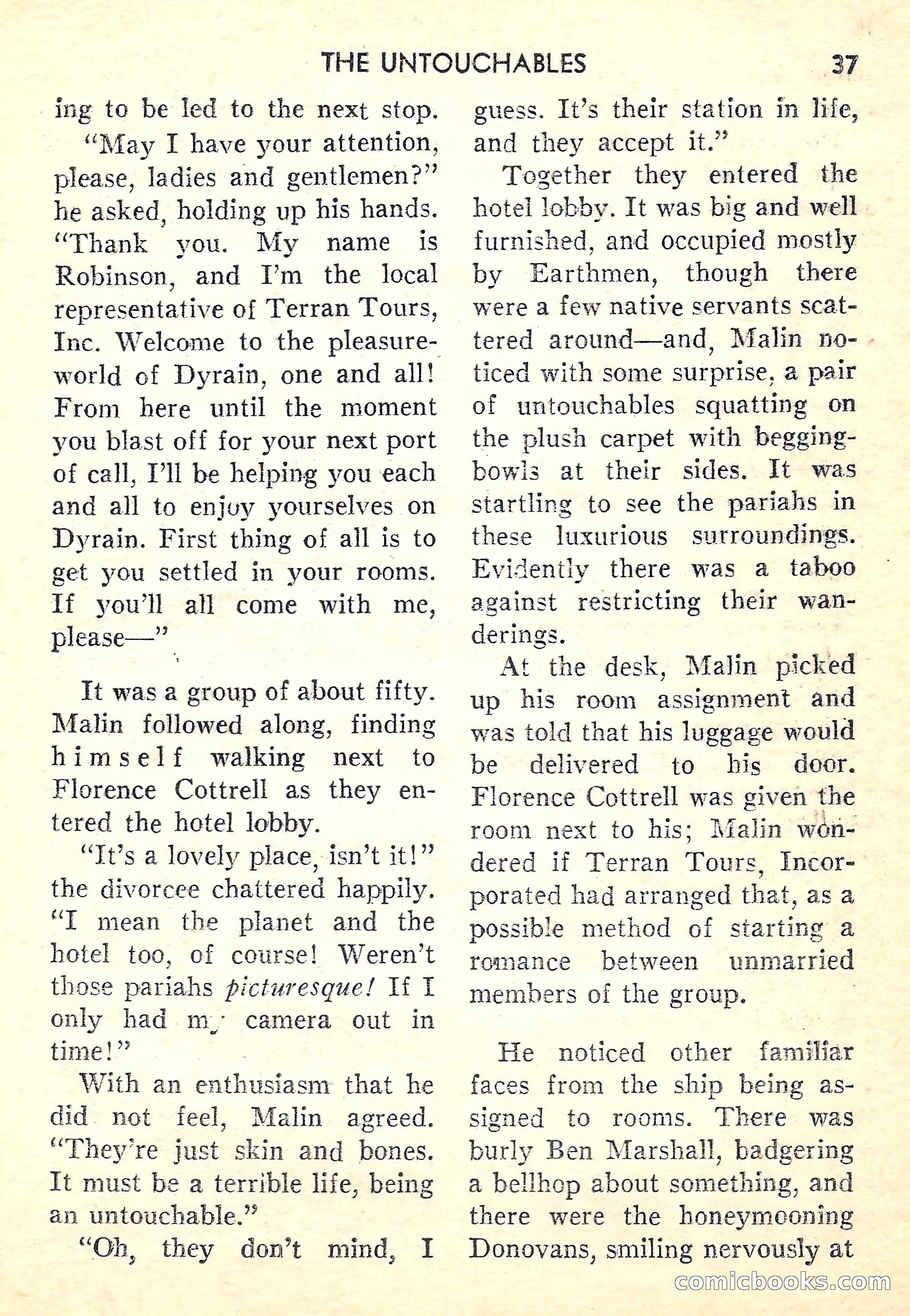 Super-Science Fiction, October 1958 — page 39 of 132