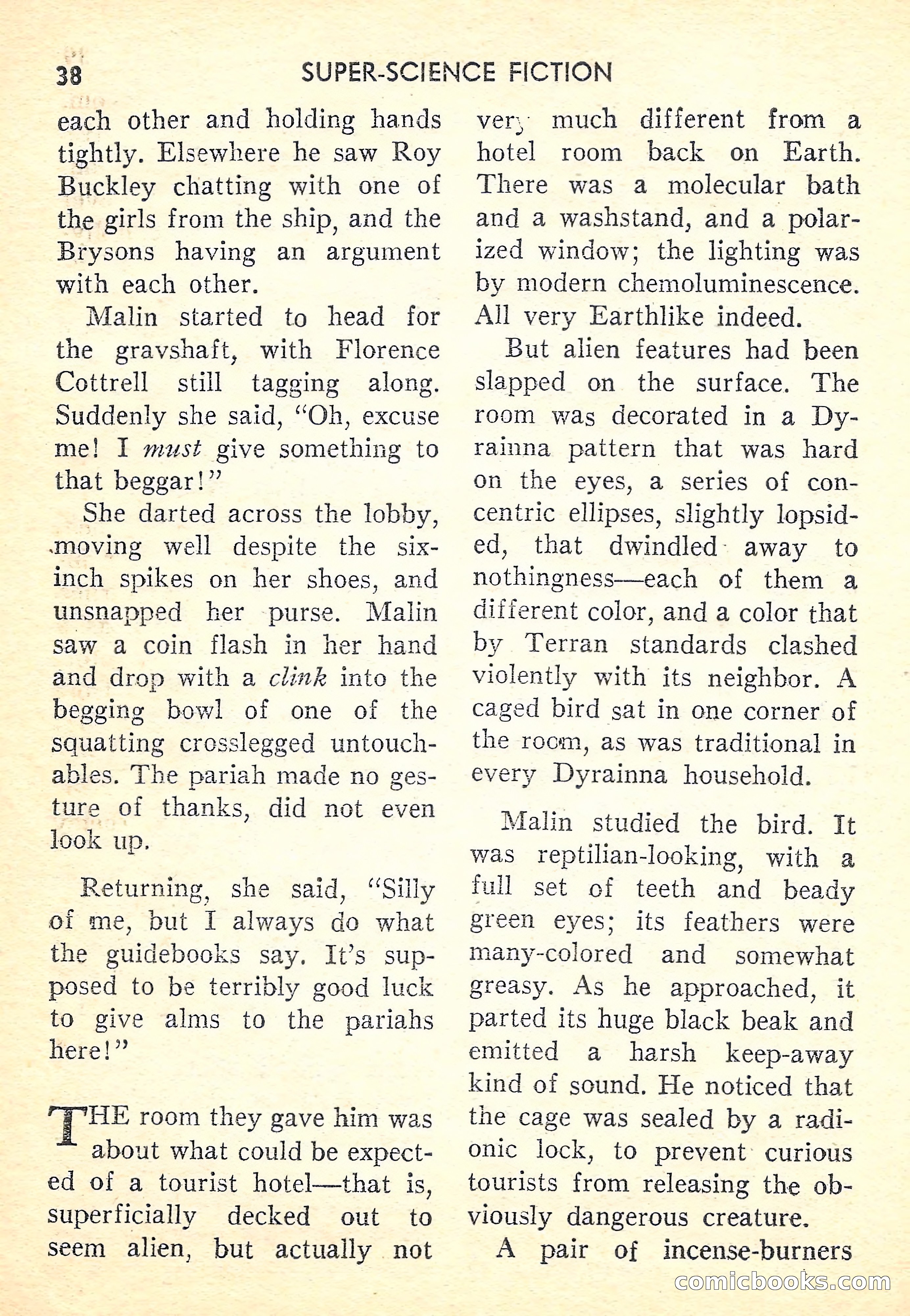 Super-Science Fiction, October 1958 — page 40 of 132