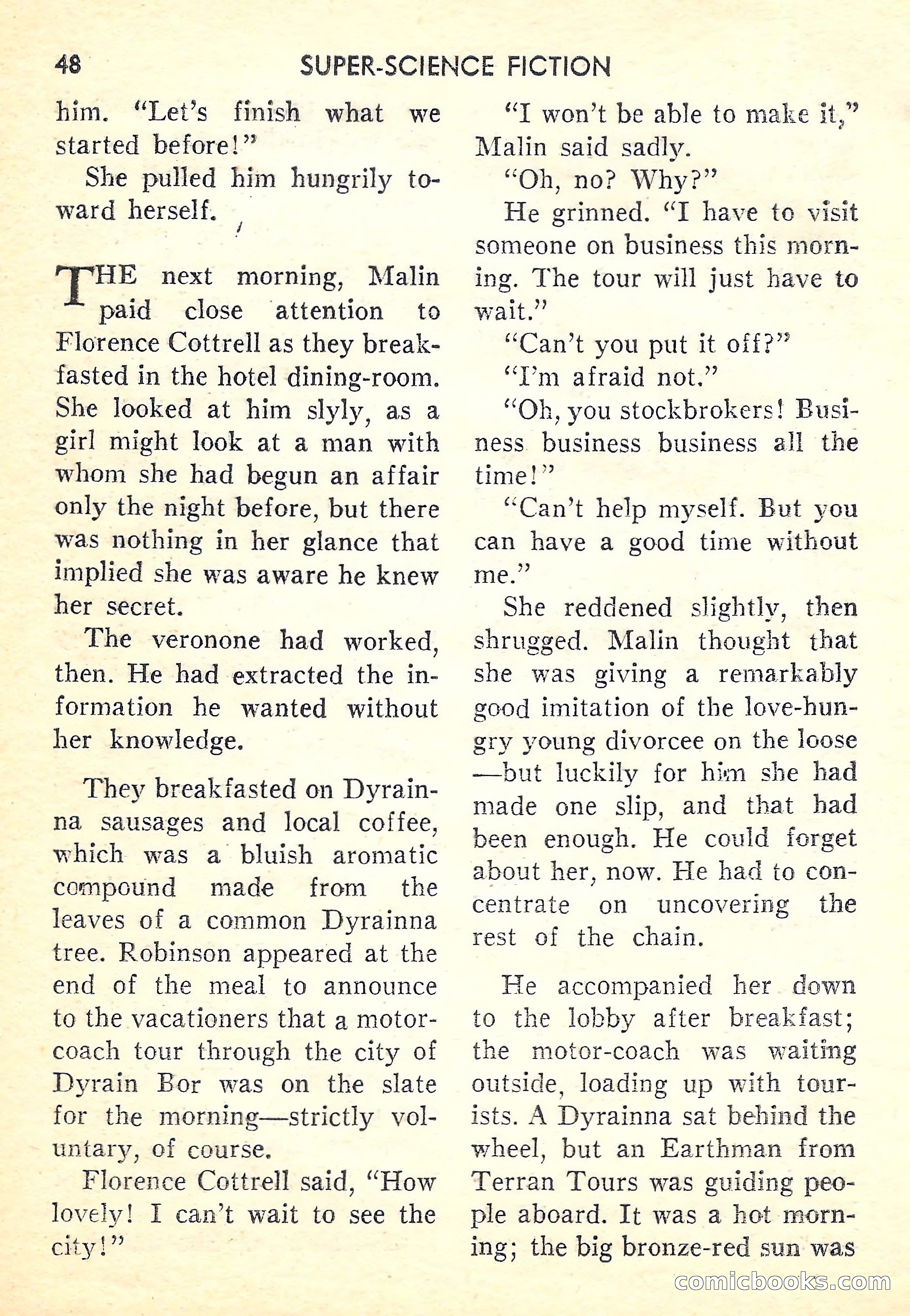 Super-Science Fiction, October 1958 — page 50 of 132