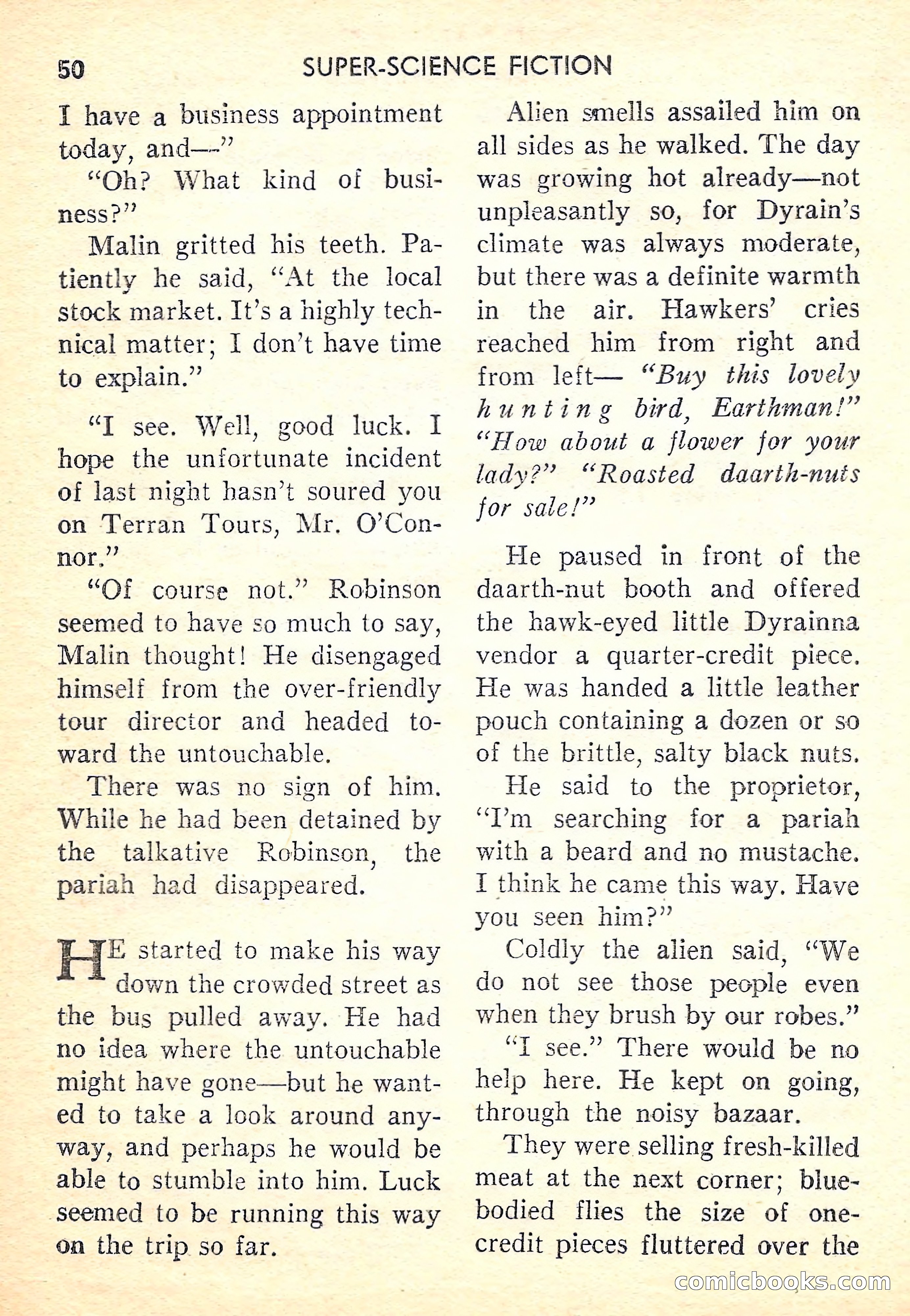 Super-Science Fiction, October 1958 — page 52 of 132