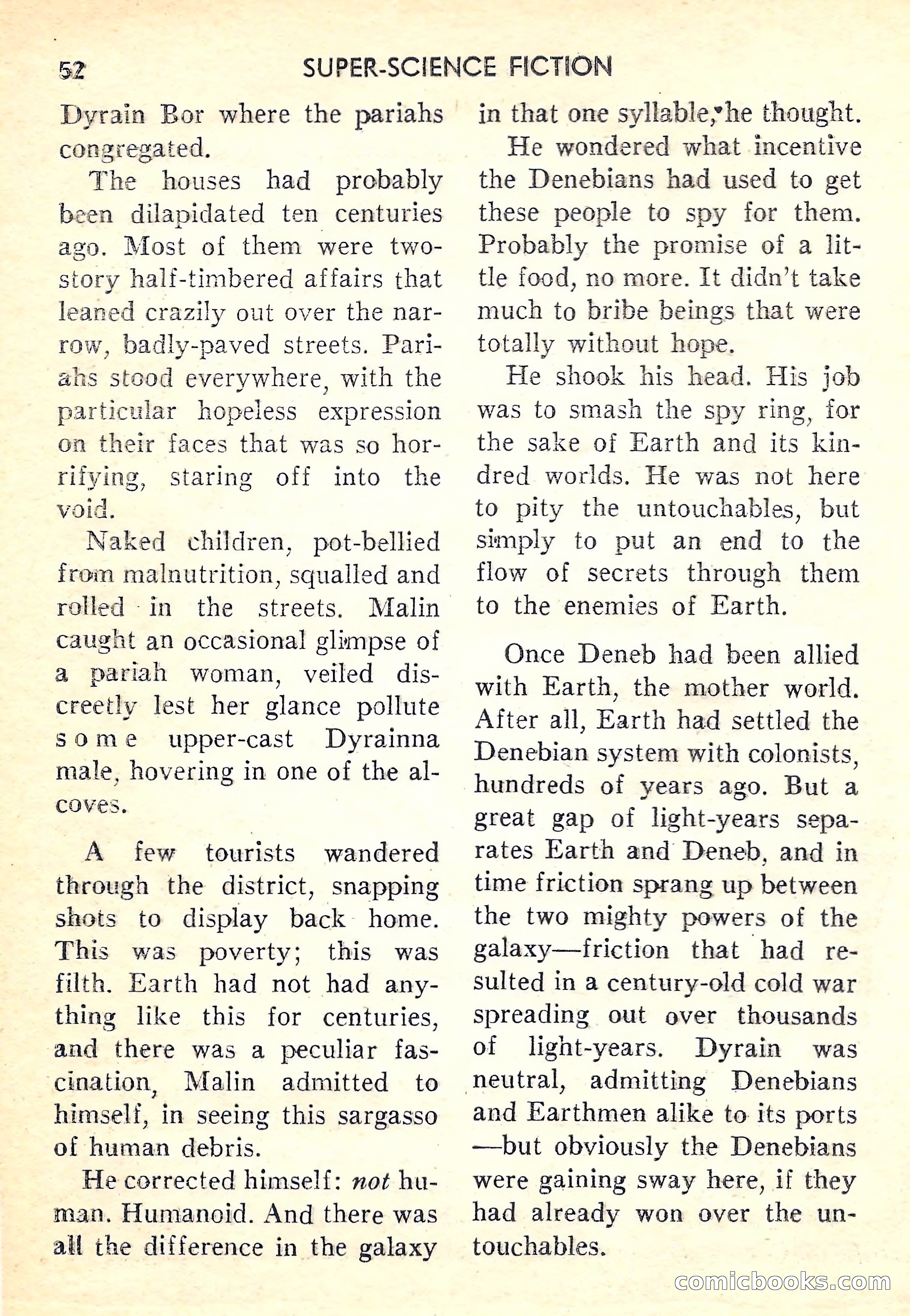 Super-Science Fiction, October 1958 — page 54 of 132