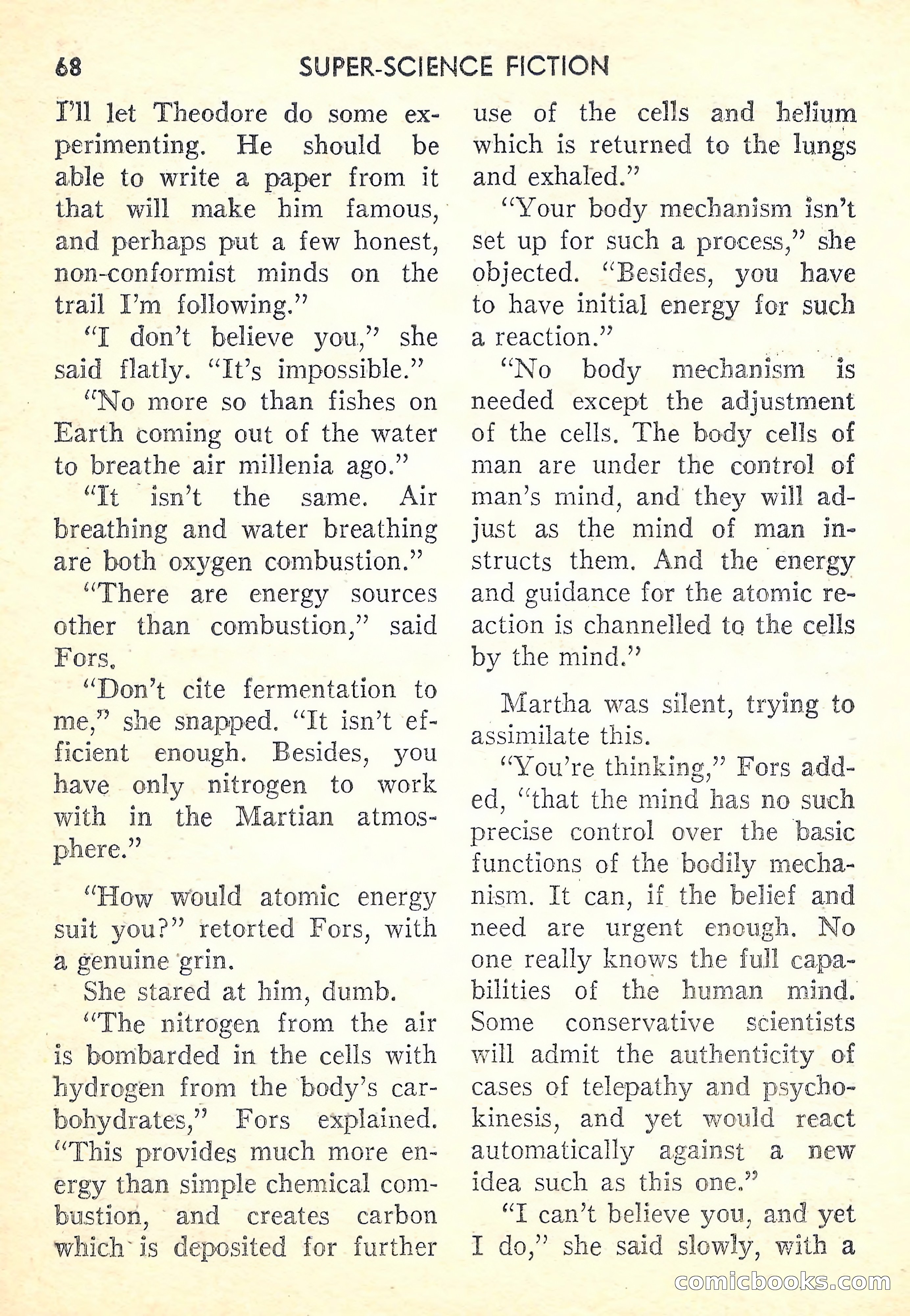 Super-Science Fiction, October 1958 — page 70 of 132