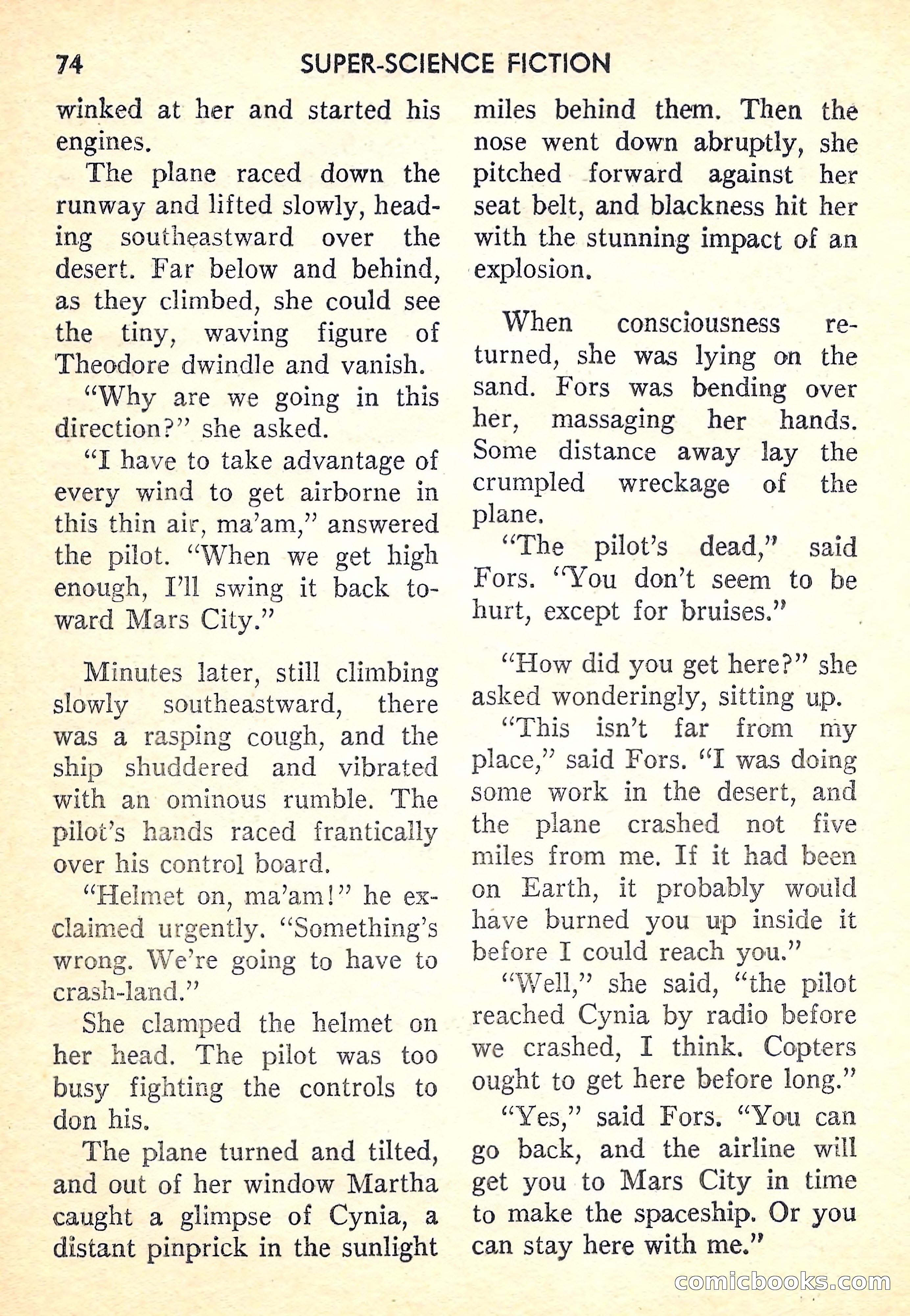 Super-Science Fiction, October 1958 — page 76 of 132