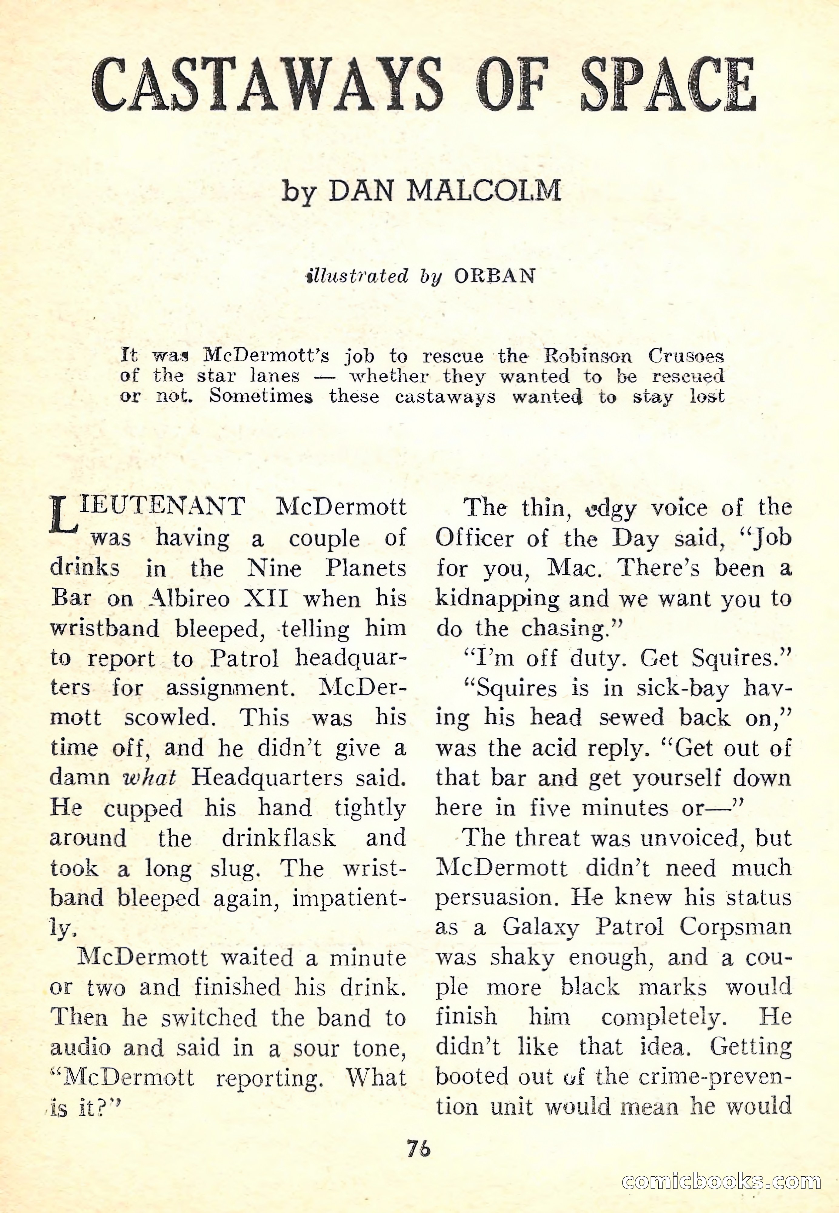 Super-Science Fiction, October 1958 — page 78 of 132