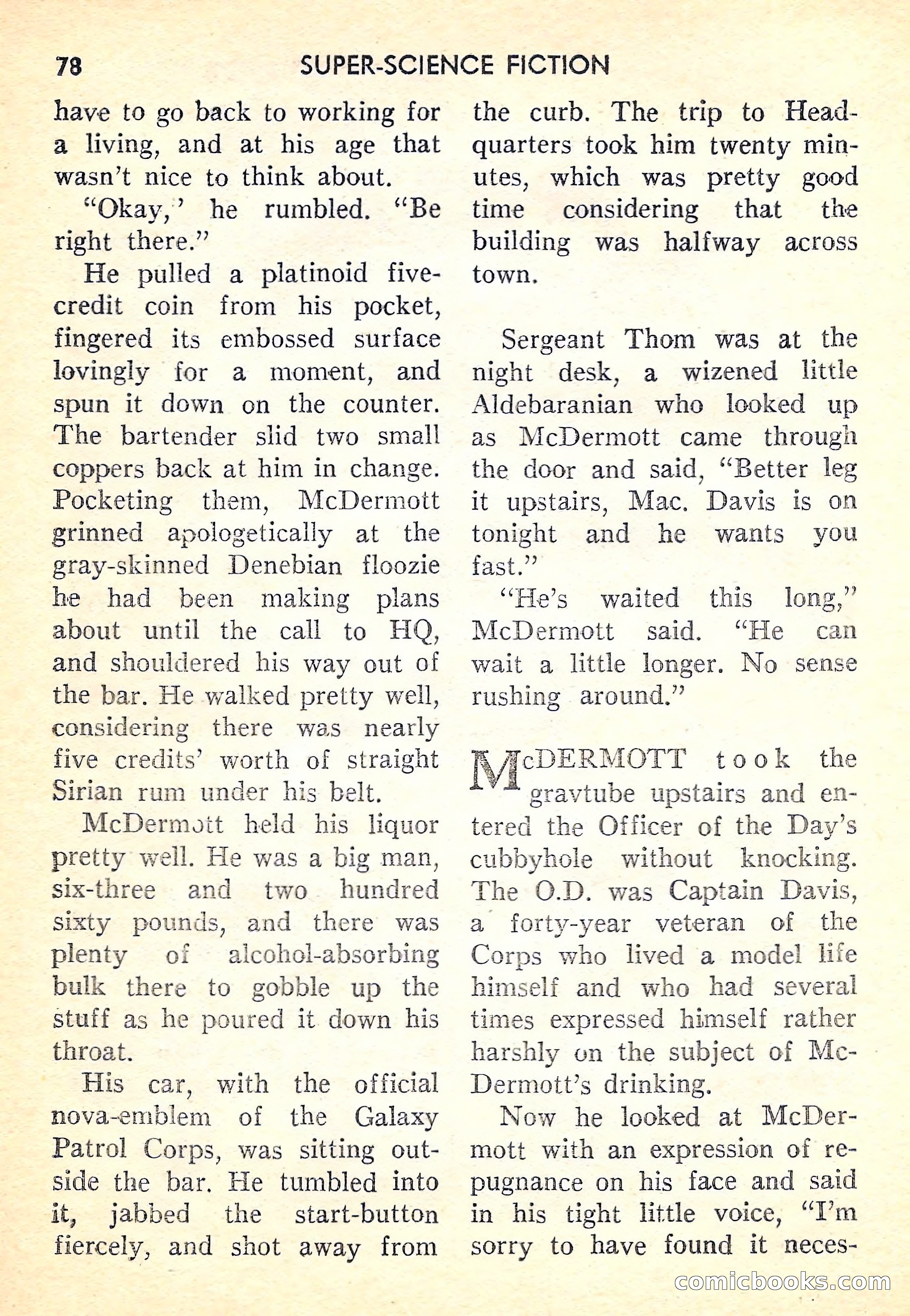 Super-Science Fiction, October 1958 — page 80 of 132