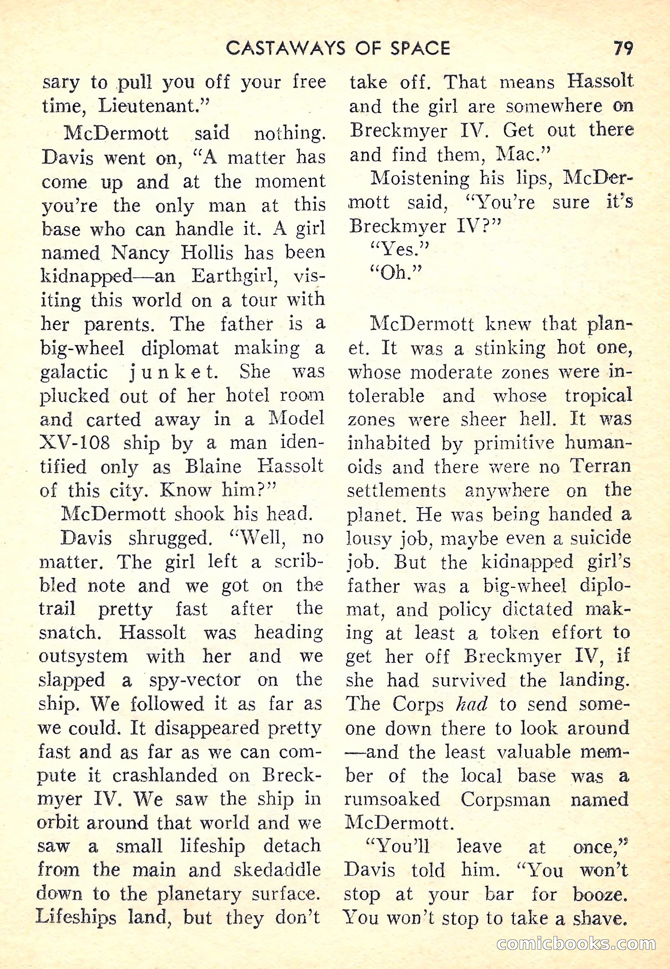 Super-Science Fiction, October 1958 — page 81 of 132