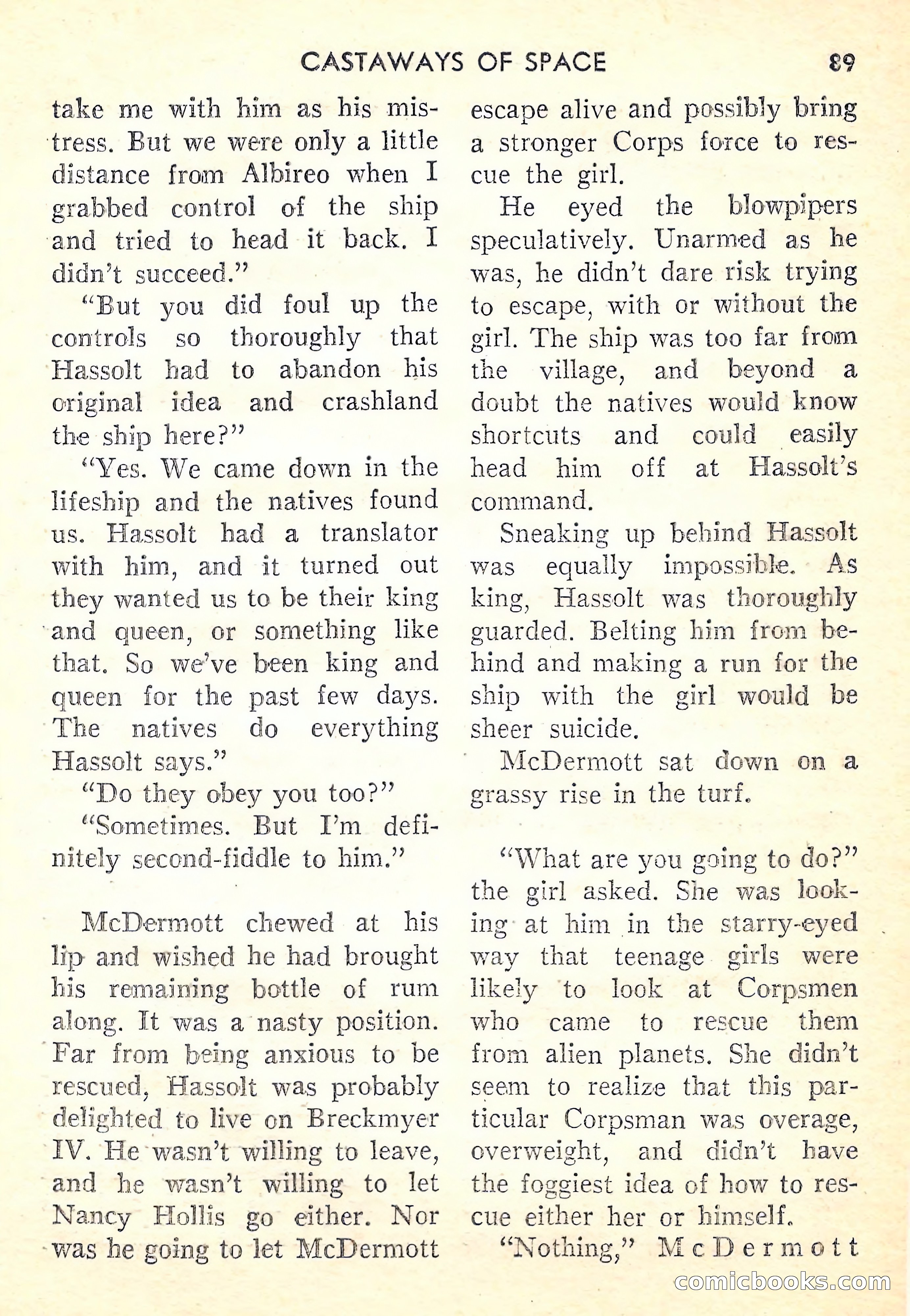 Super-Science Fiction, October 1958 — page 91 of 132