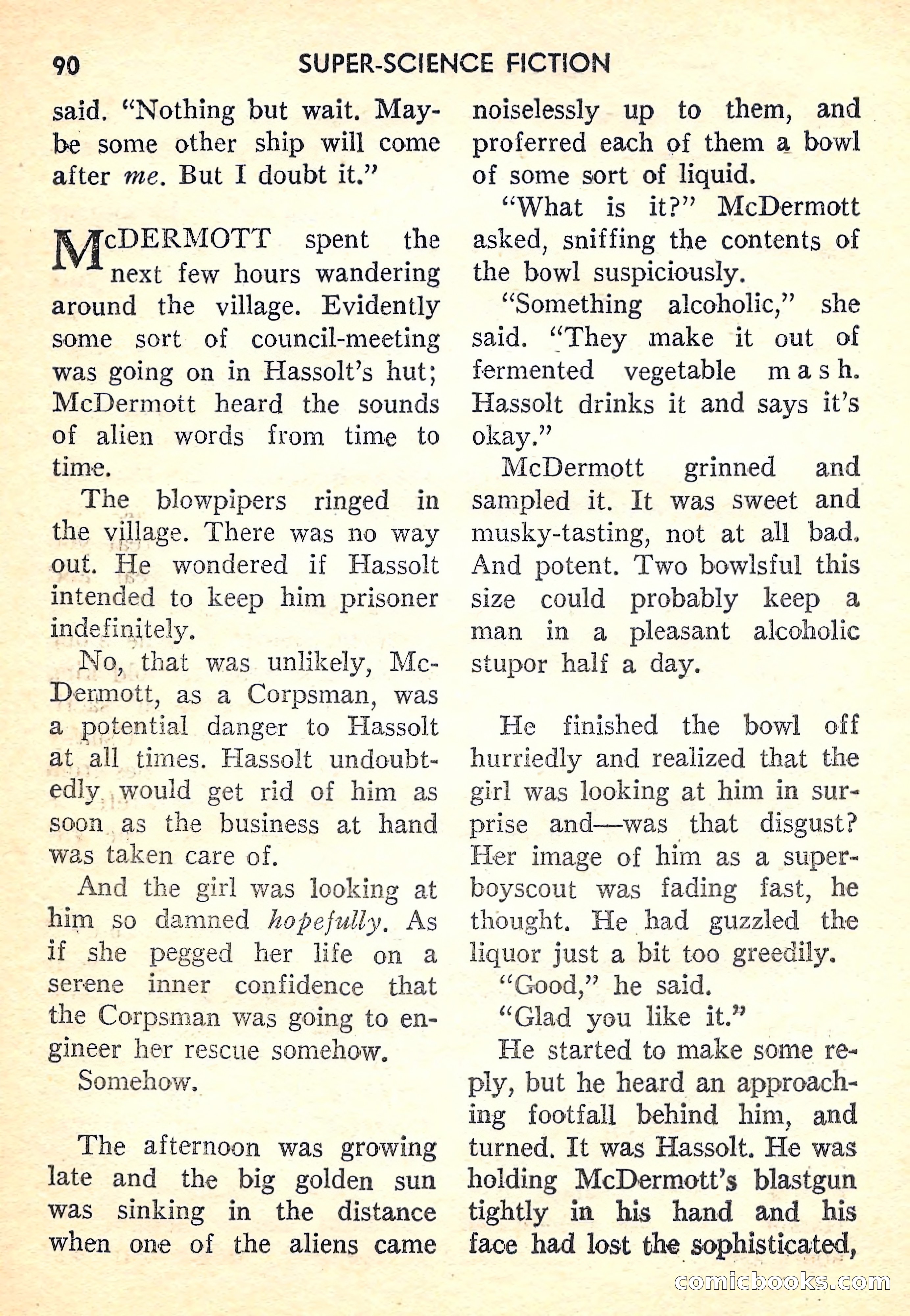 Super-Science Fiction, October 1958 — page 92 of 132