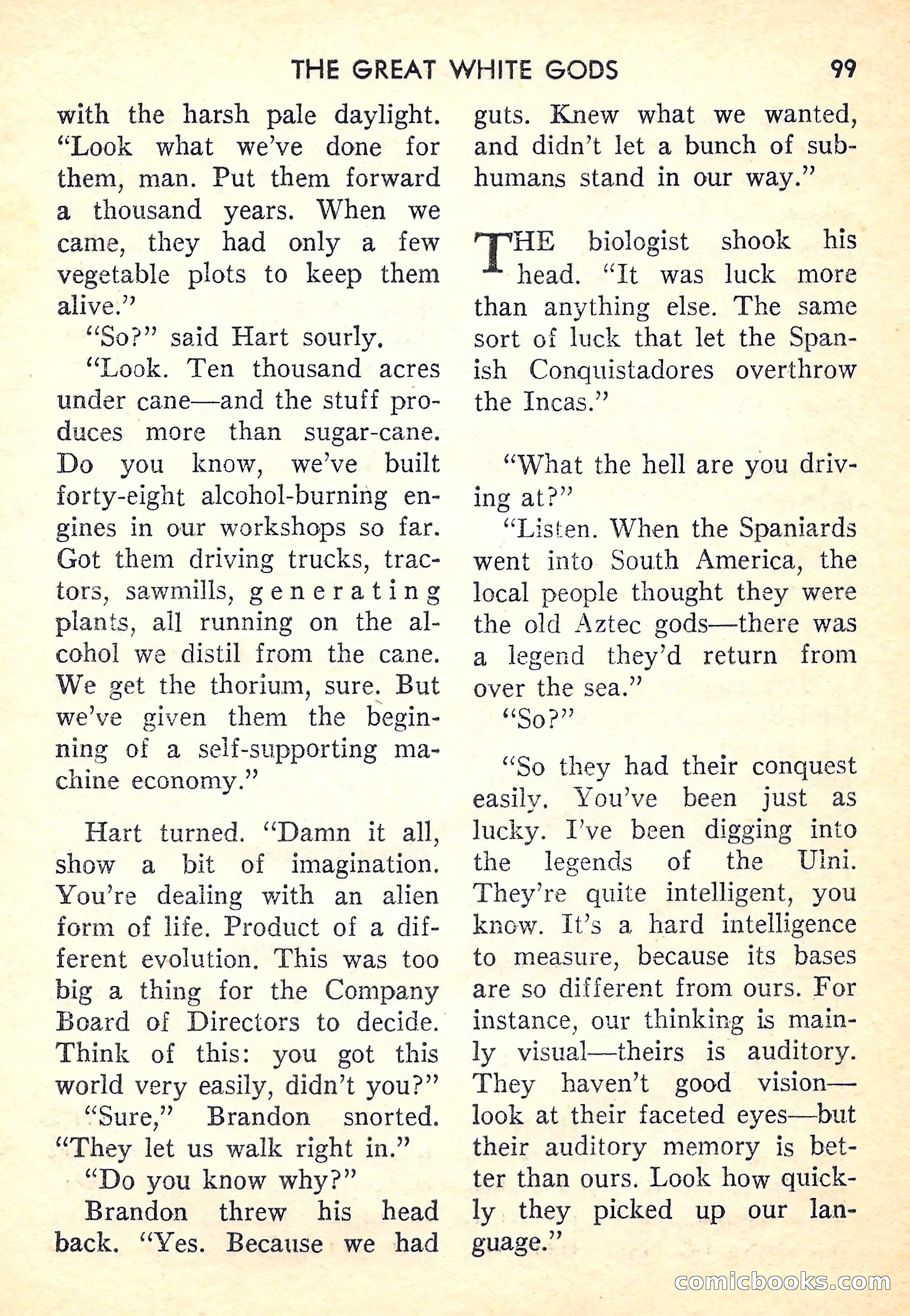 Super-Science Fiction, October 1958 — page 101 of 132
