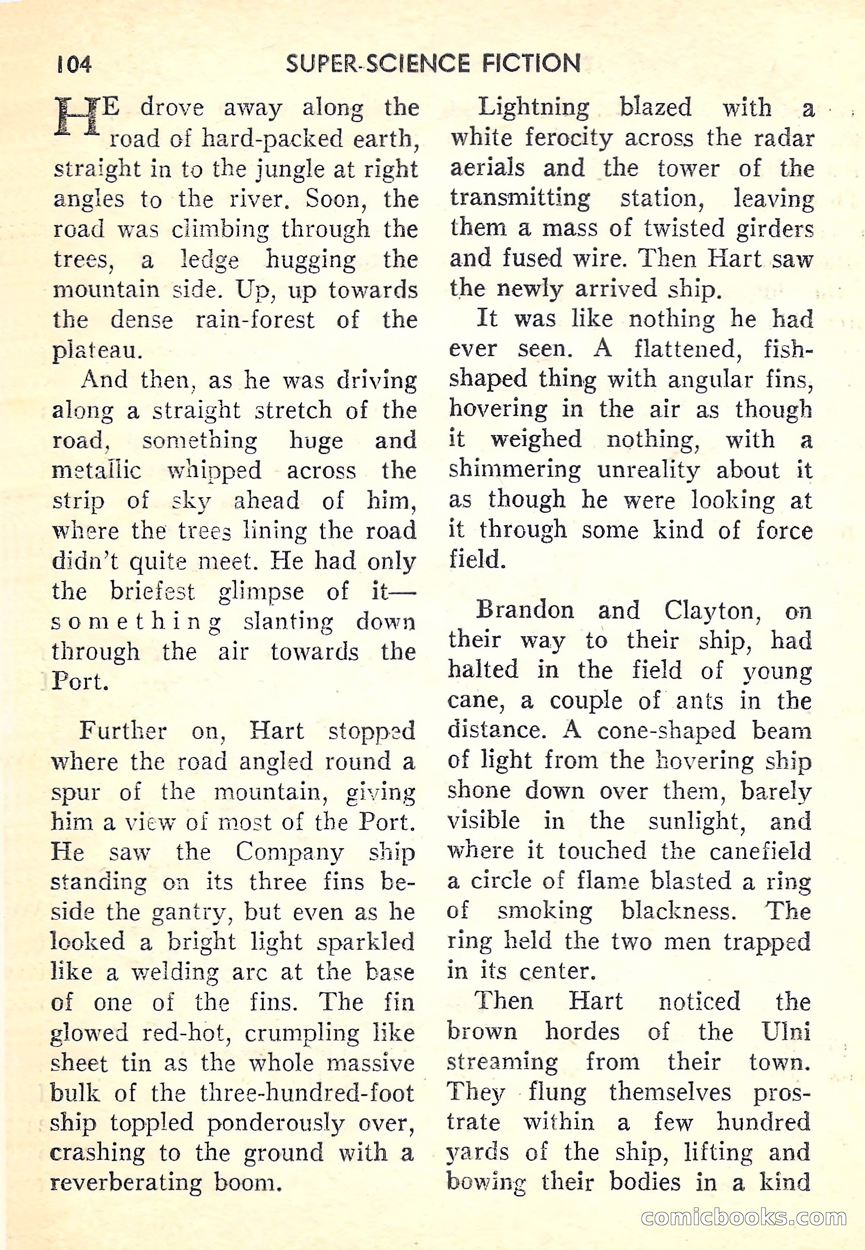 Super-Science Fiction, October 1958 — page 106 of 132