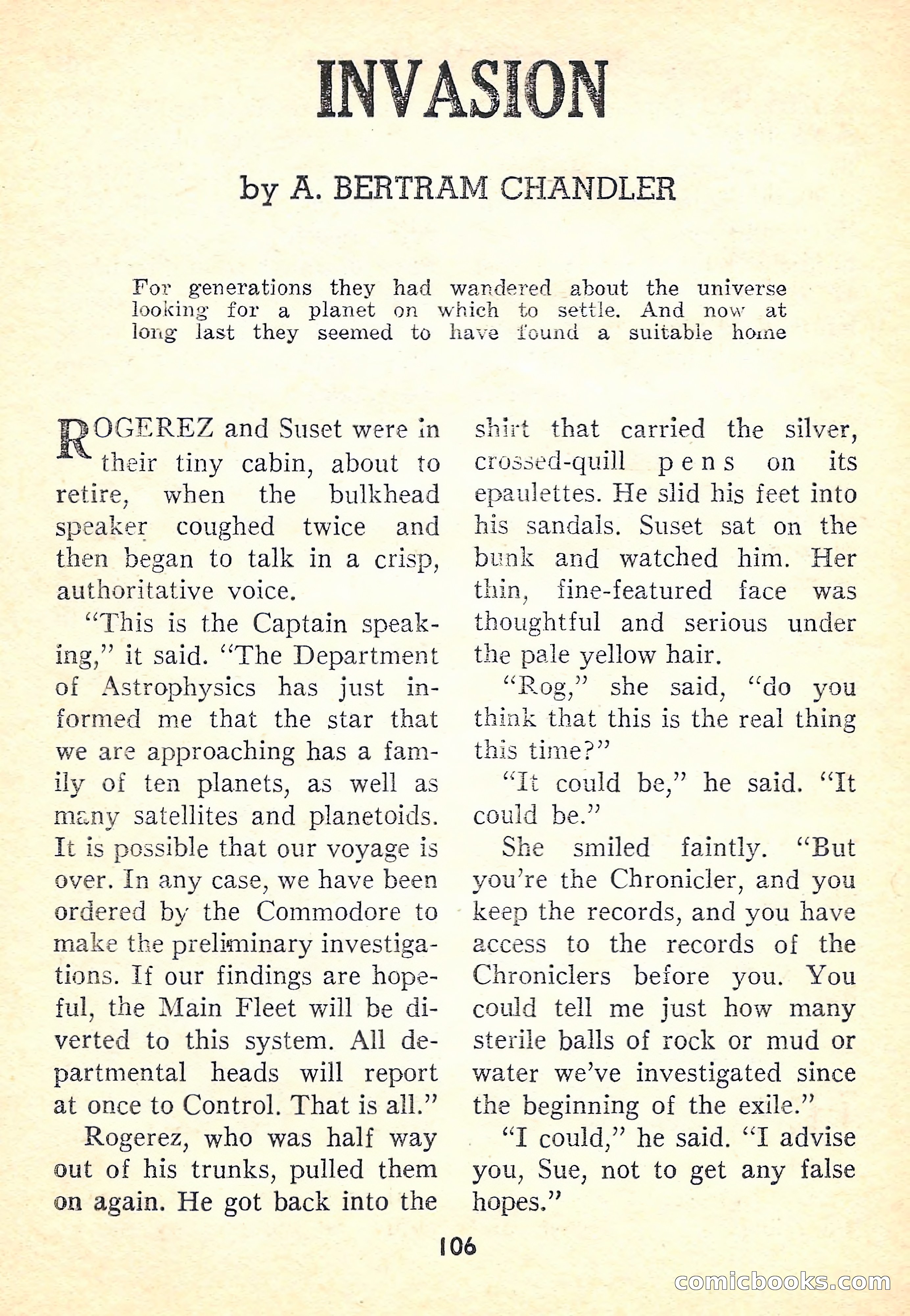 Super-Science Fiction, October 1958 — page 108 of 132
