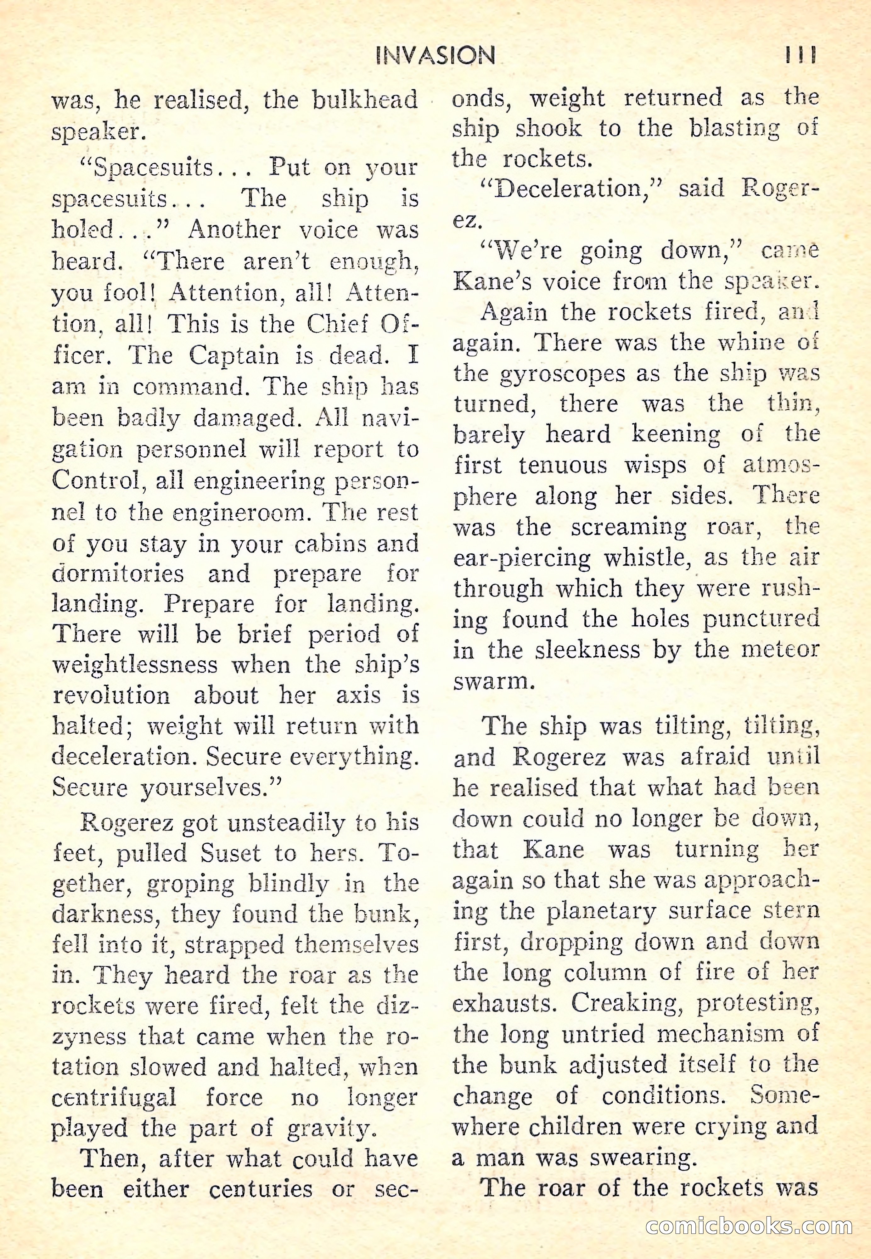 Super-Science Fiction, October 1958 — page 113 of 132