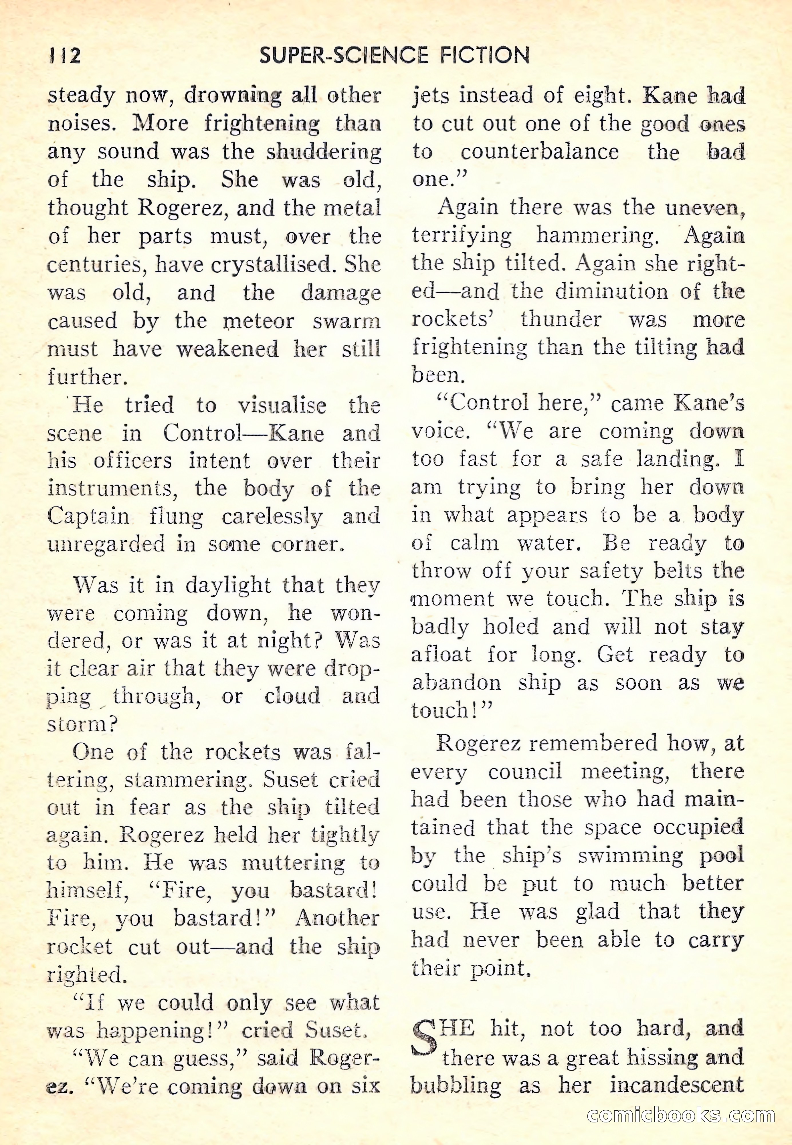 Super-Science Fiction, October 1958 — page 114 of 132
