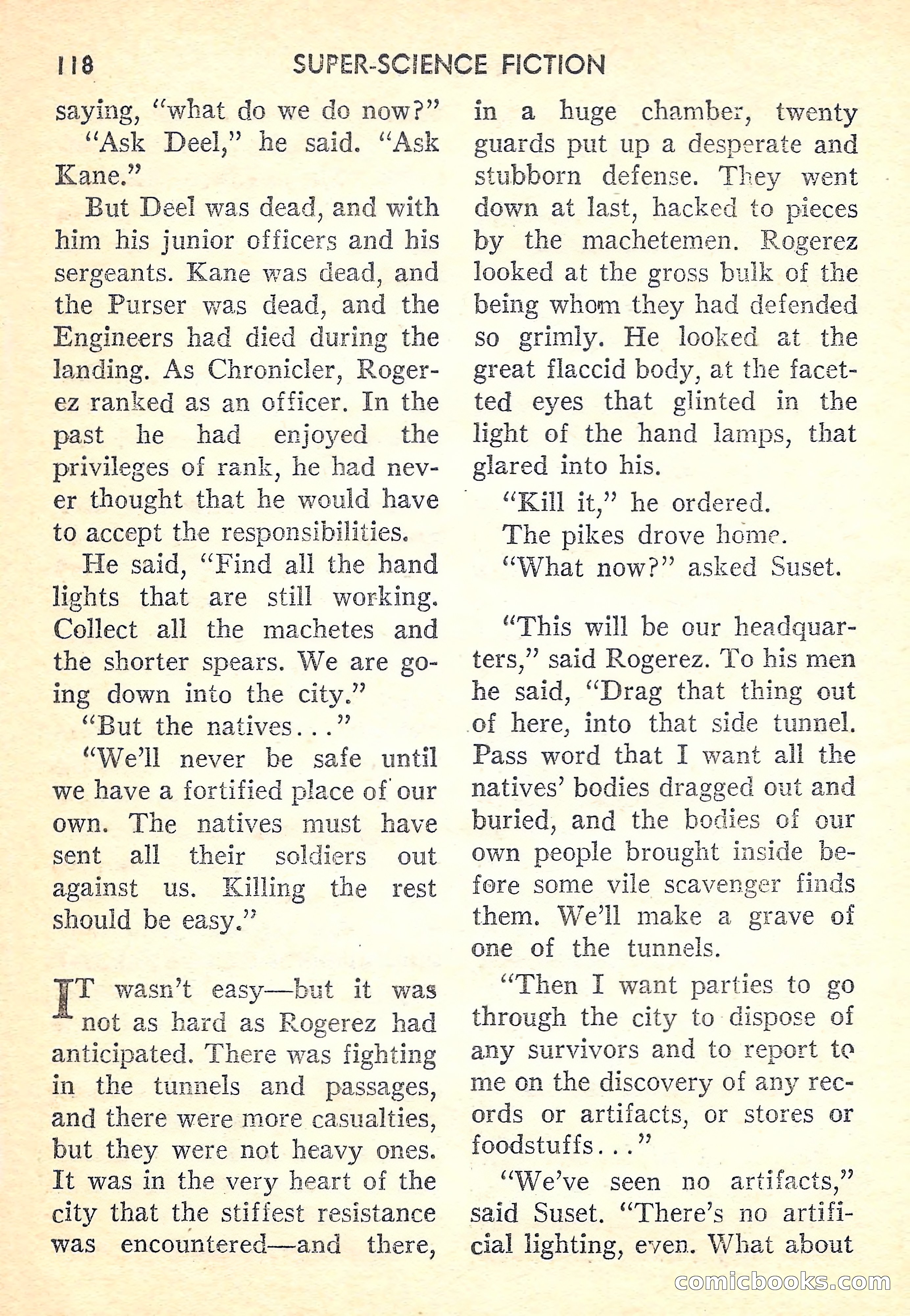 Super-Science Fiction, October 1958 — page 120 of 132