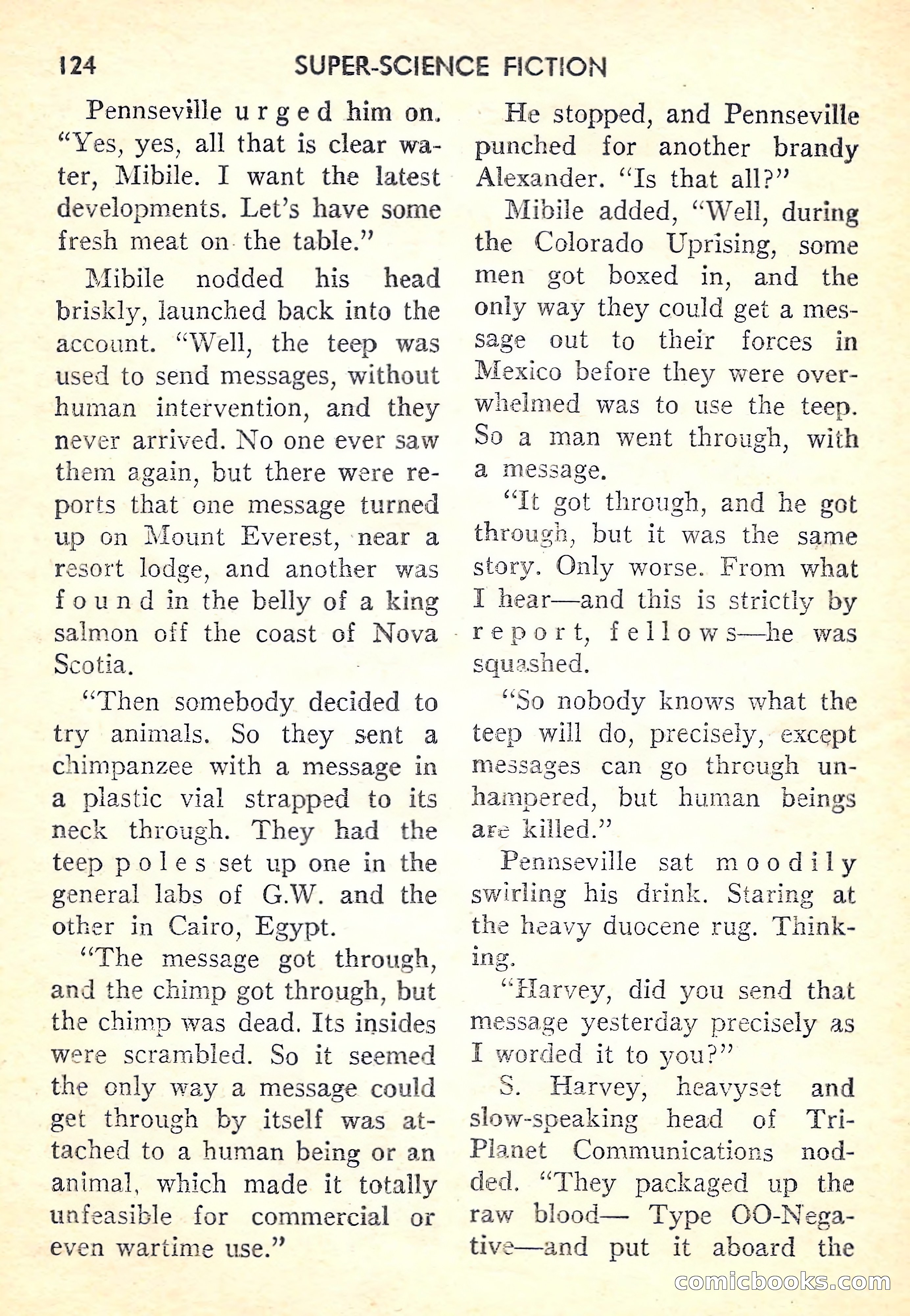 Super-Science Fiction, October 1958 — page 126 of 132