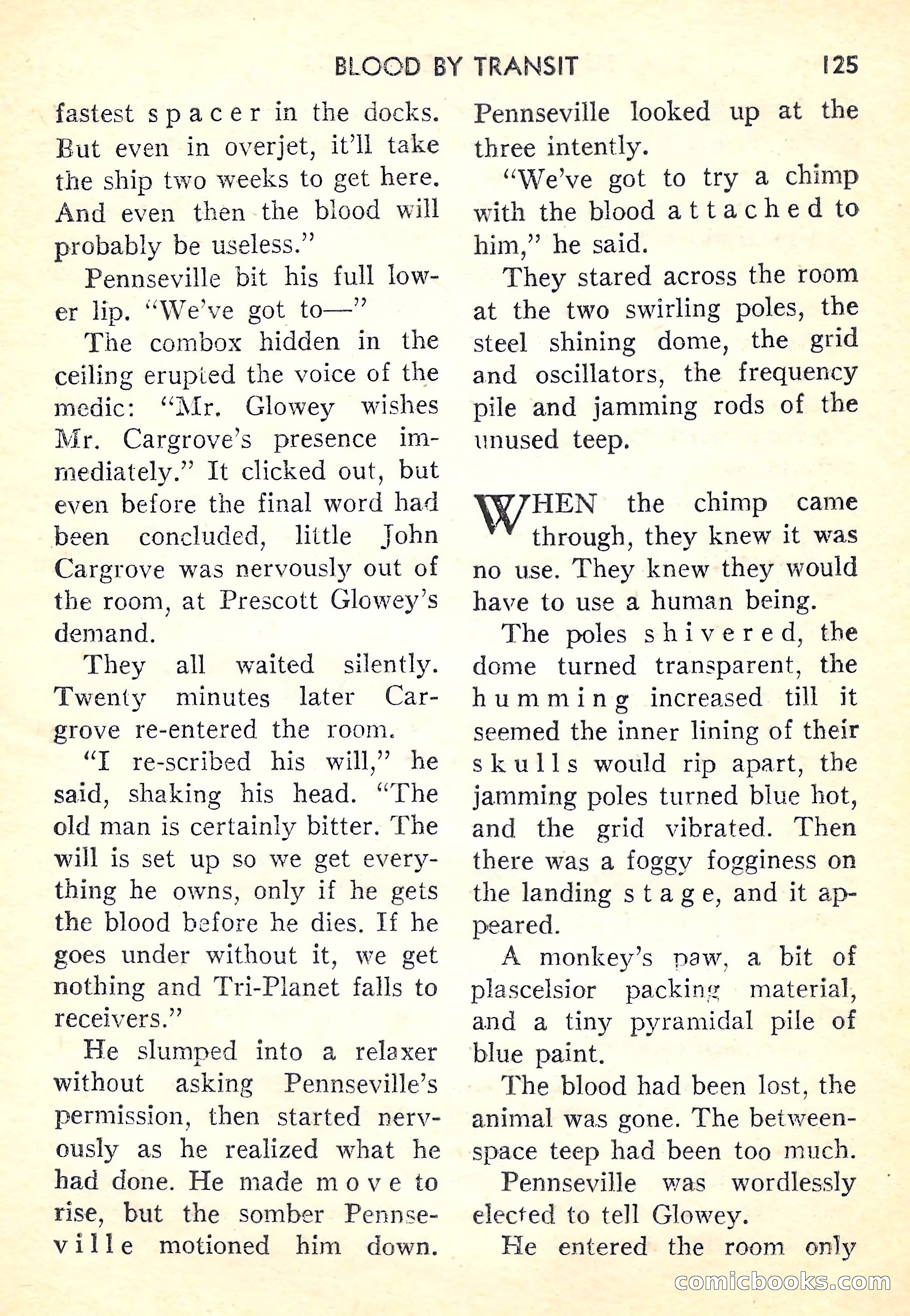Super-Science Fiction, October 1958 — page 127 of 132