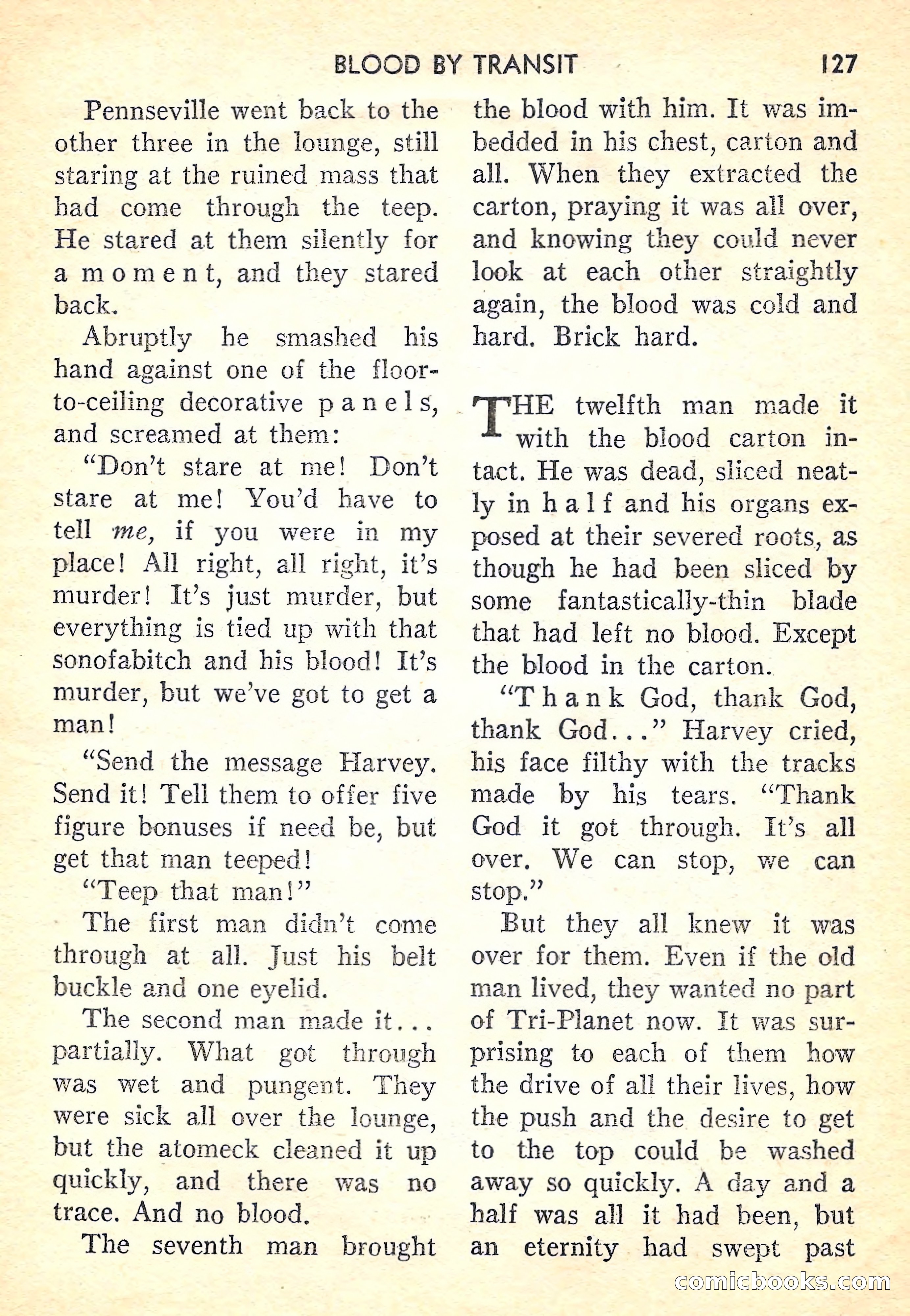 Super-Science Fiction, October 1958 — page 129 of 132