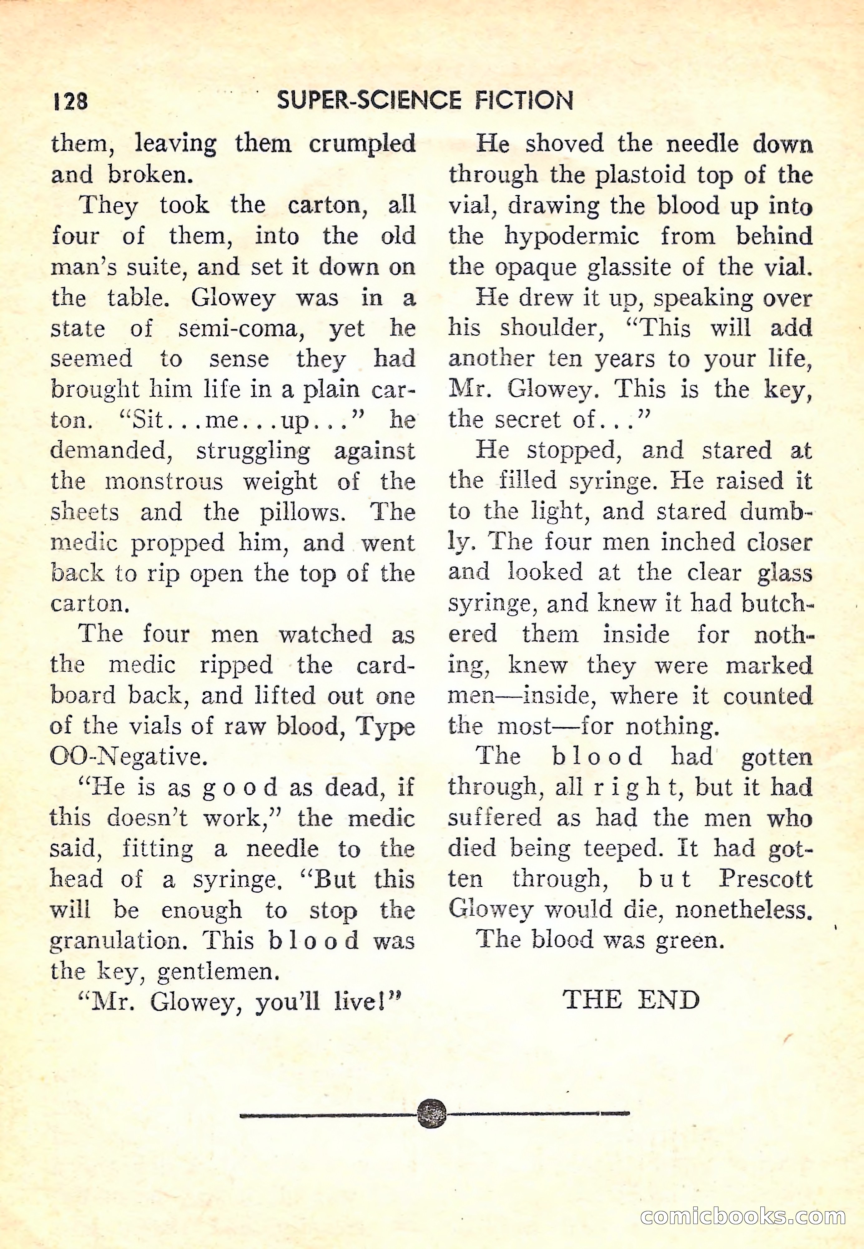 Super-Science Fiction, October 1958 — page 130 of 132