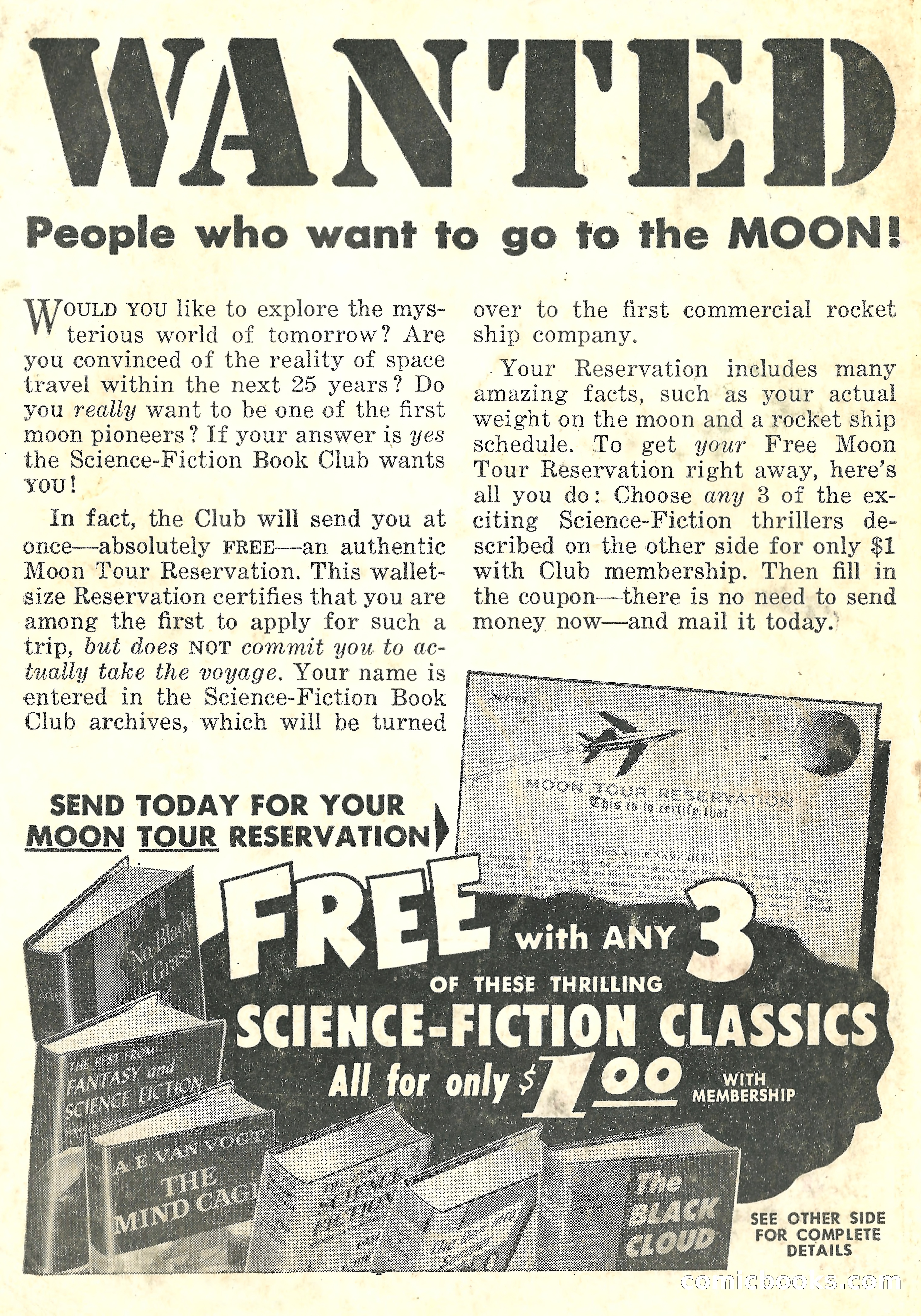 Super-Science Fiction, October 1958 — page 132 of 132