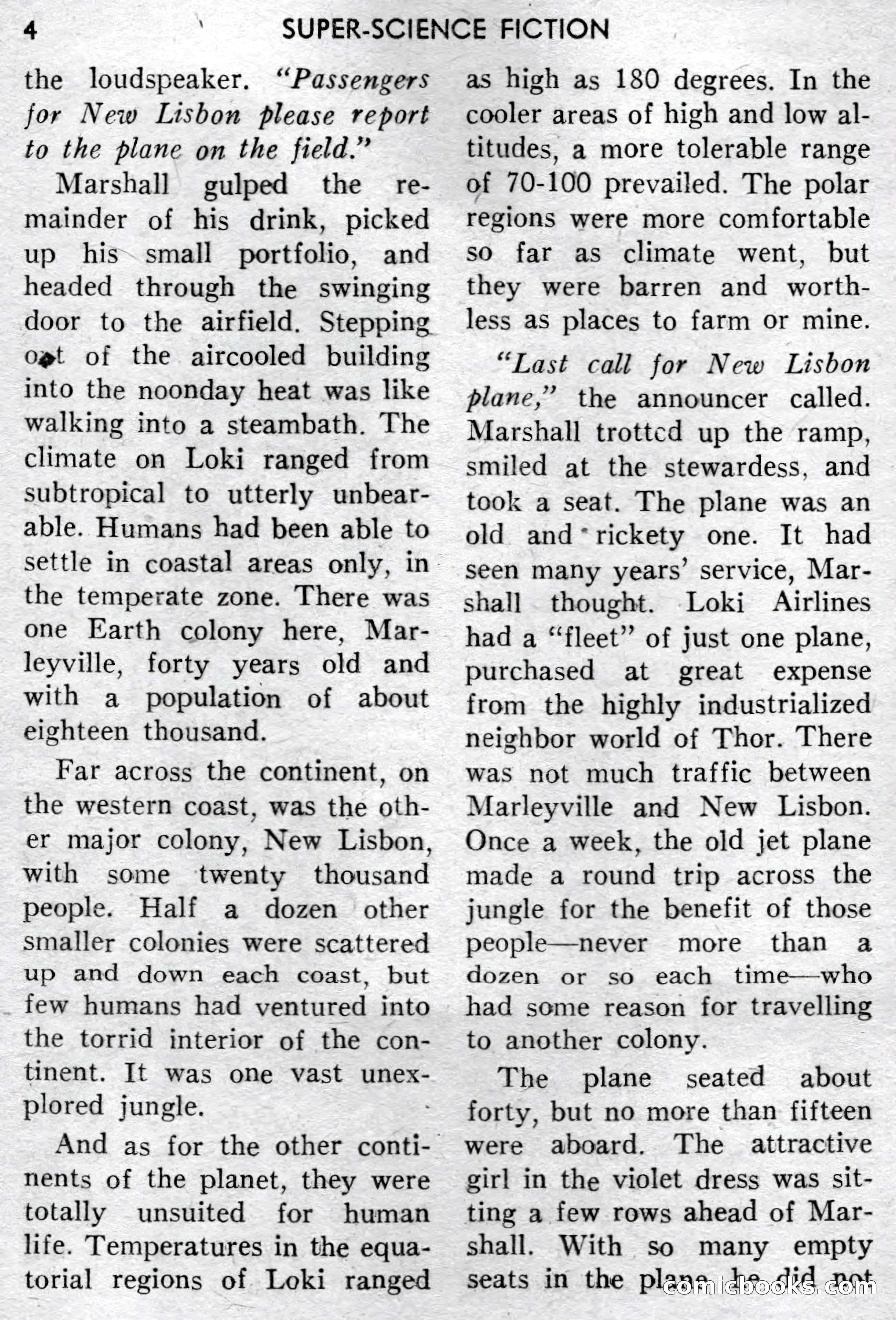 Super-Science Fiction, April 1959 — page 6 of 132