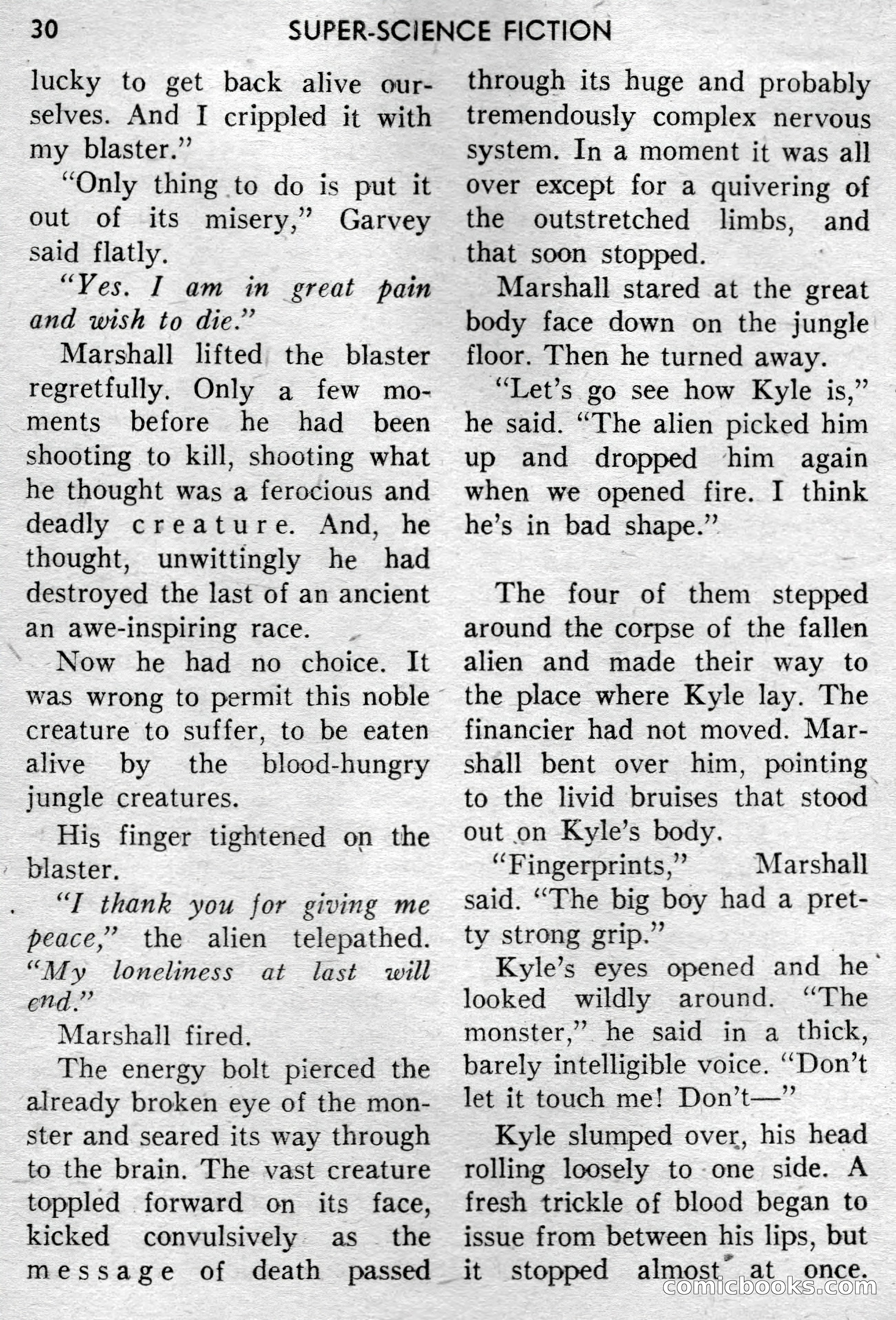 Super-Science Fiction, April 1959 — page 32 of 132