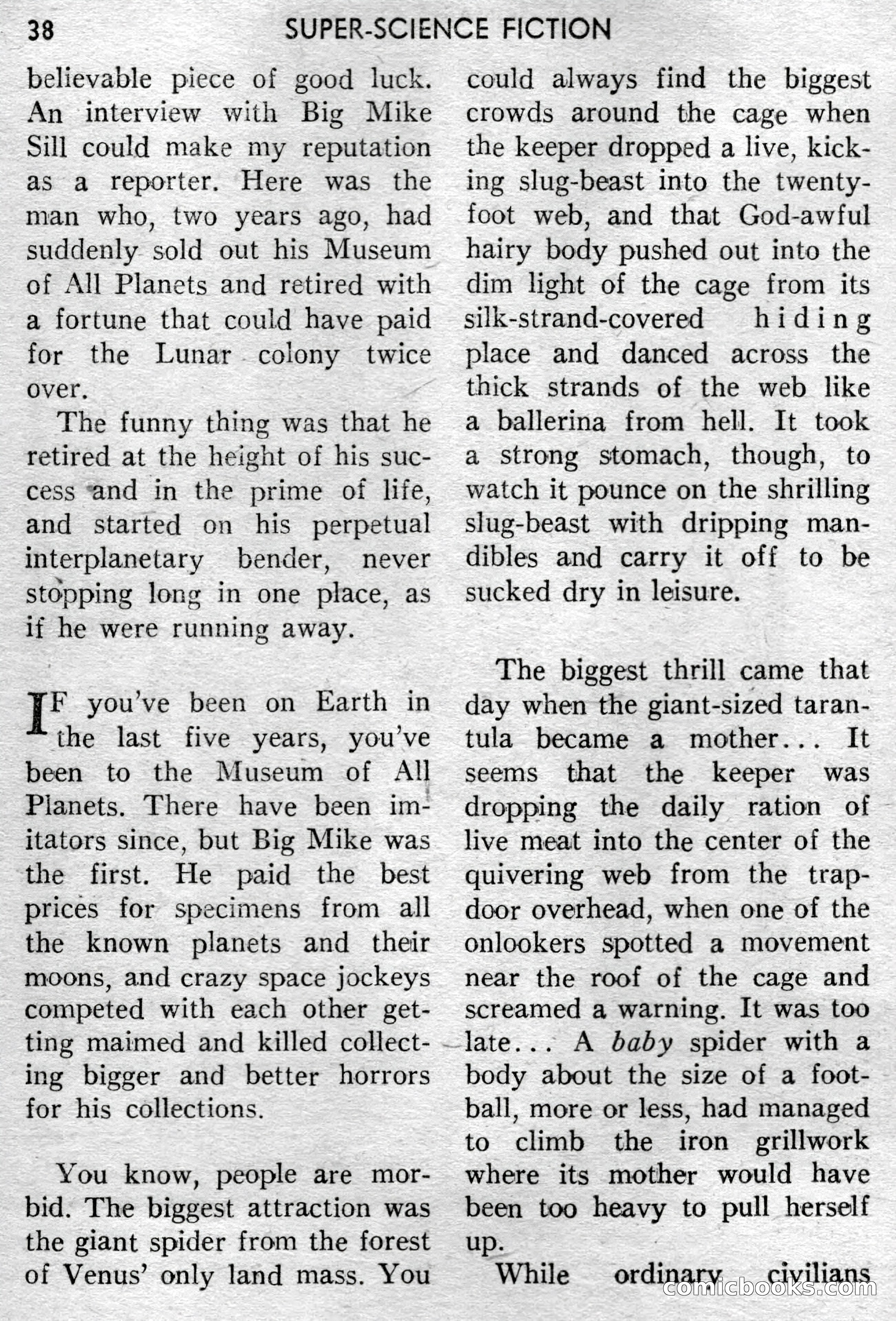 Super-Science Fiction, April 1959 — page 40 of 132