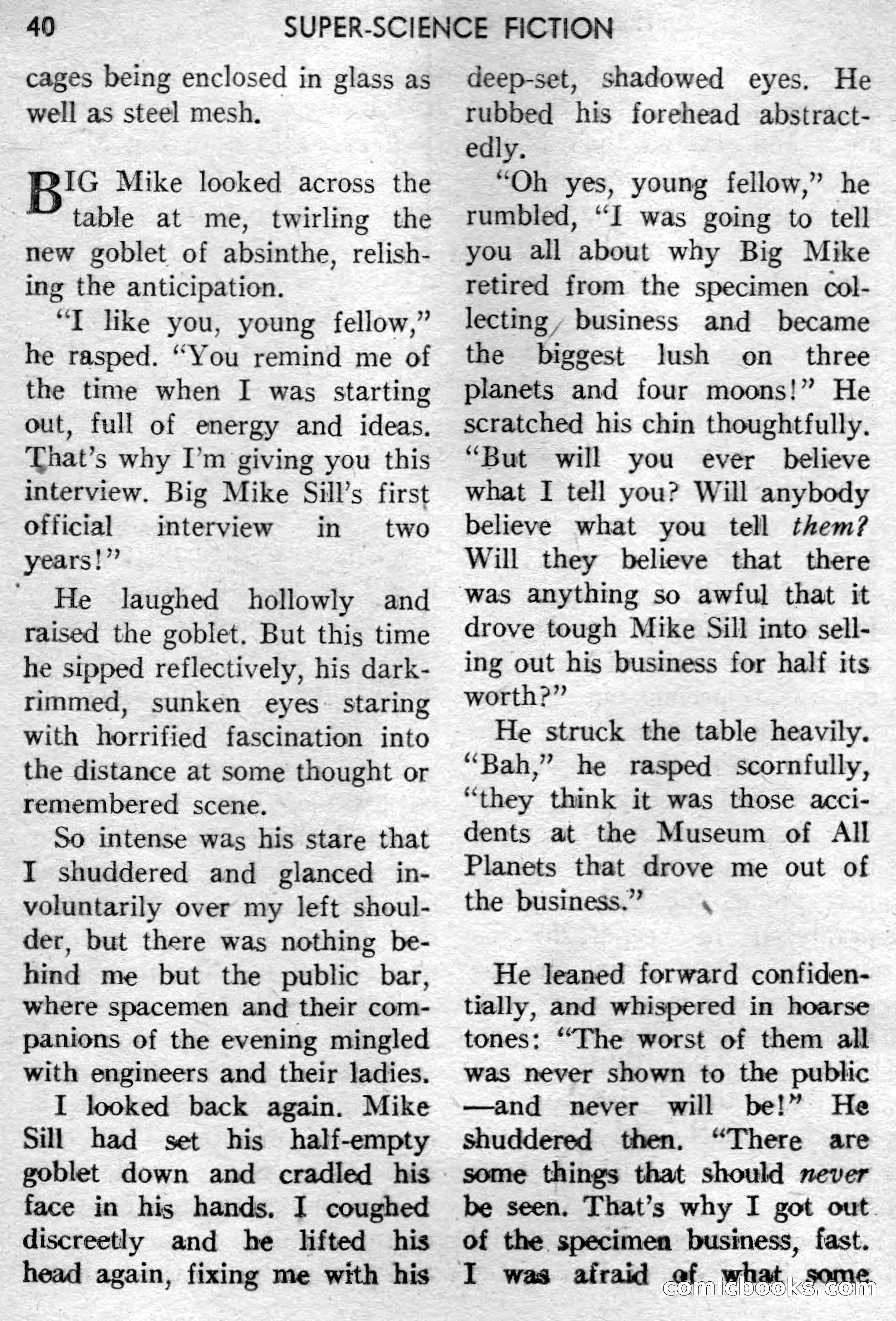 Super-Science Fiction, April 1959 — page 42 of 132