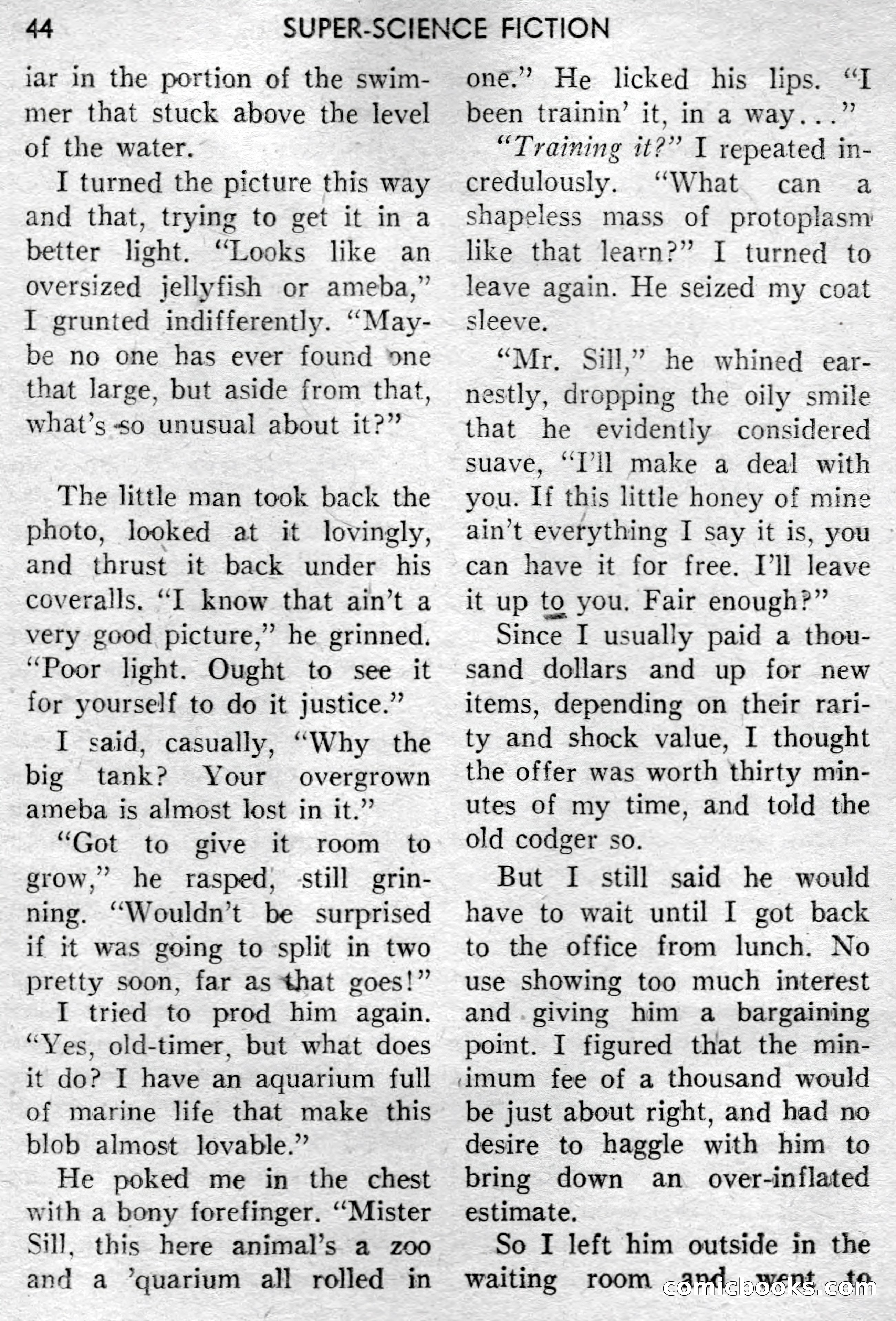 Super-Science Fiction, April 1959 — page 46 of 132
