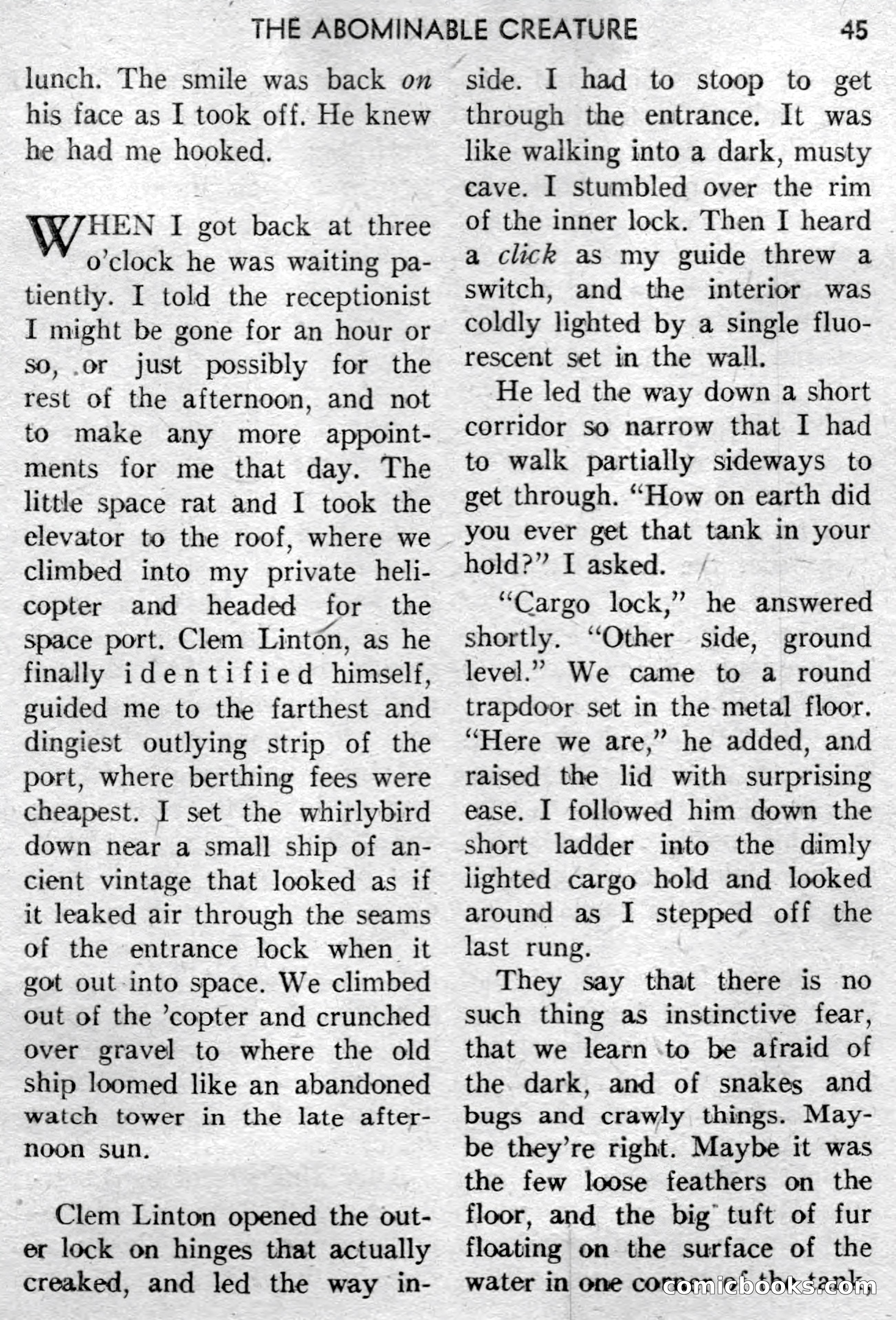 Super-Science Fiction, April 1959 — page 47 of 132