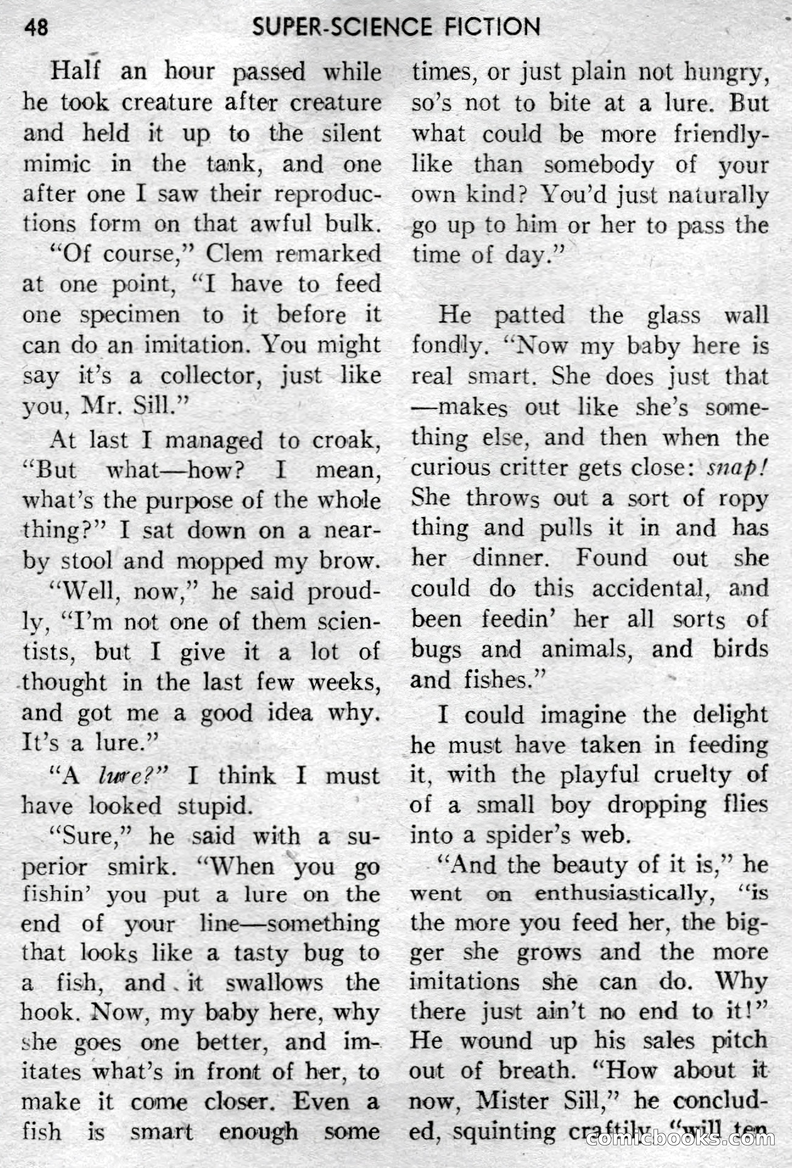 Super-Science Fiction, April 1959 — page 50 of 132