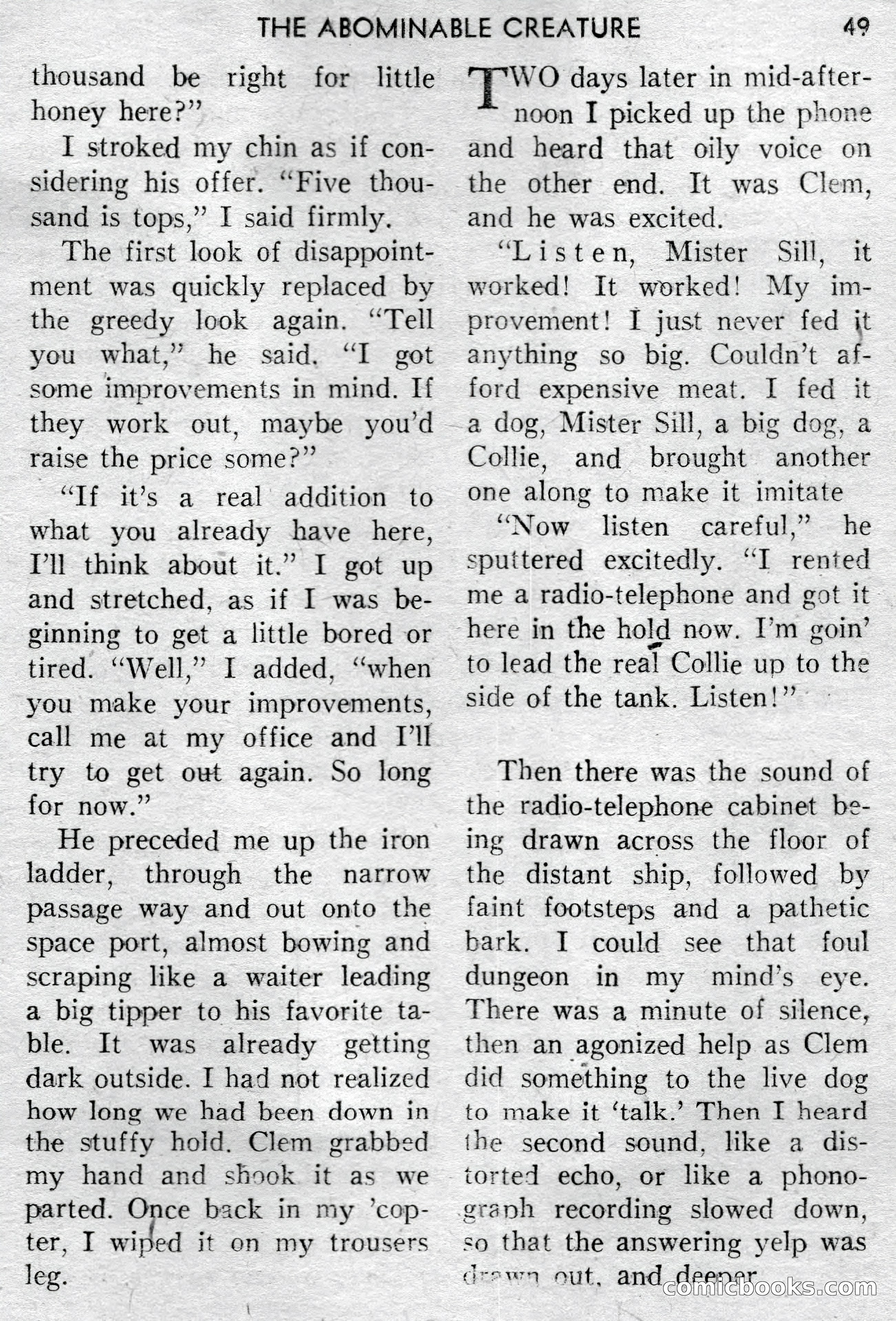 Super-Science Fiction, April 1959 — page 51 of 132