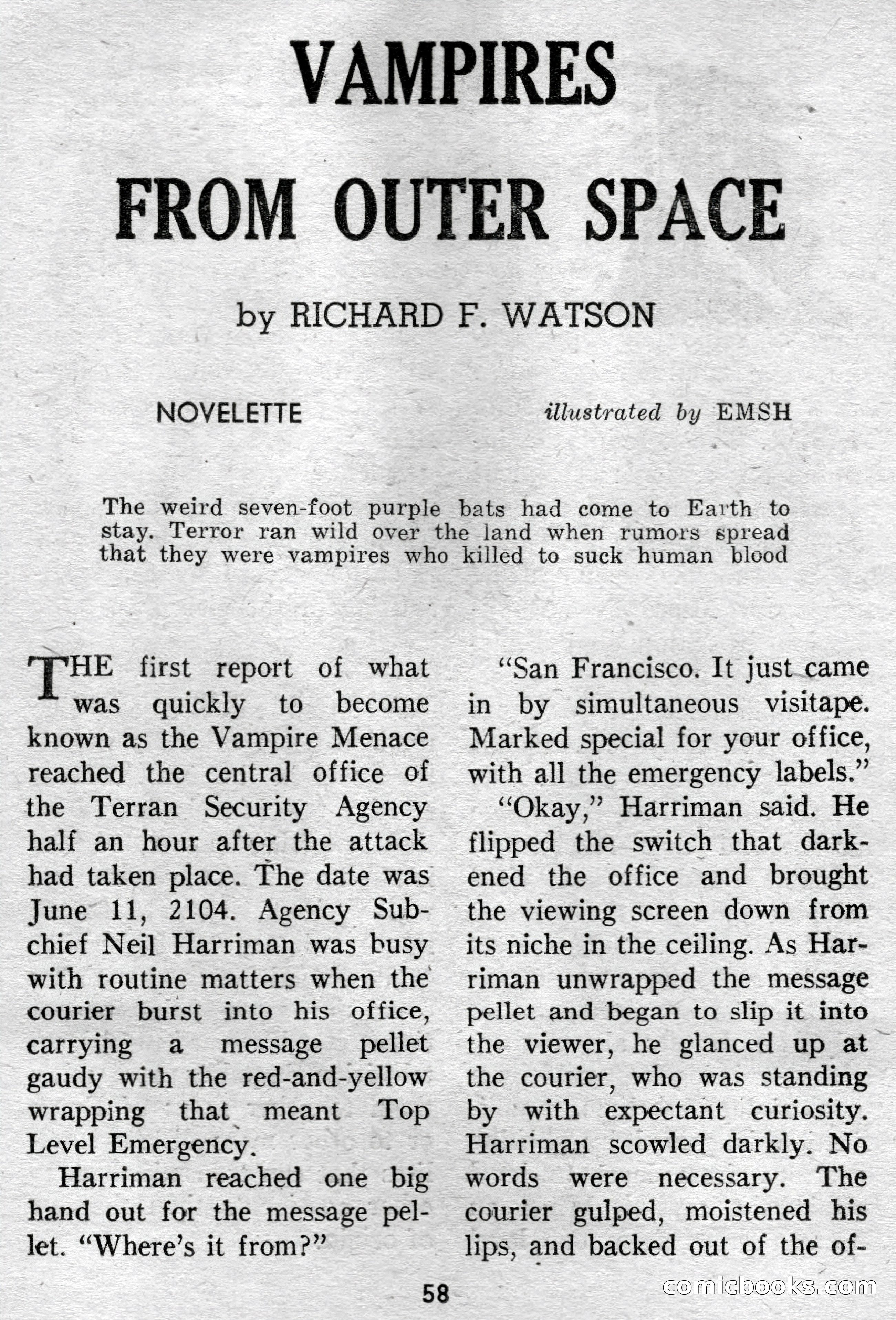 Super-Science Fiction, April 1959 — page 60 of 132