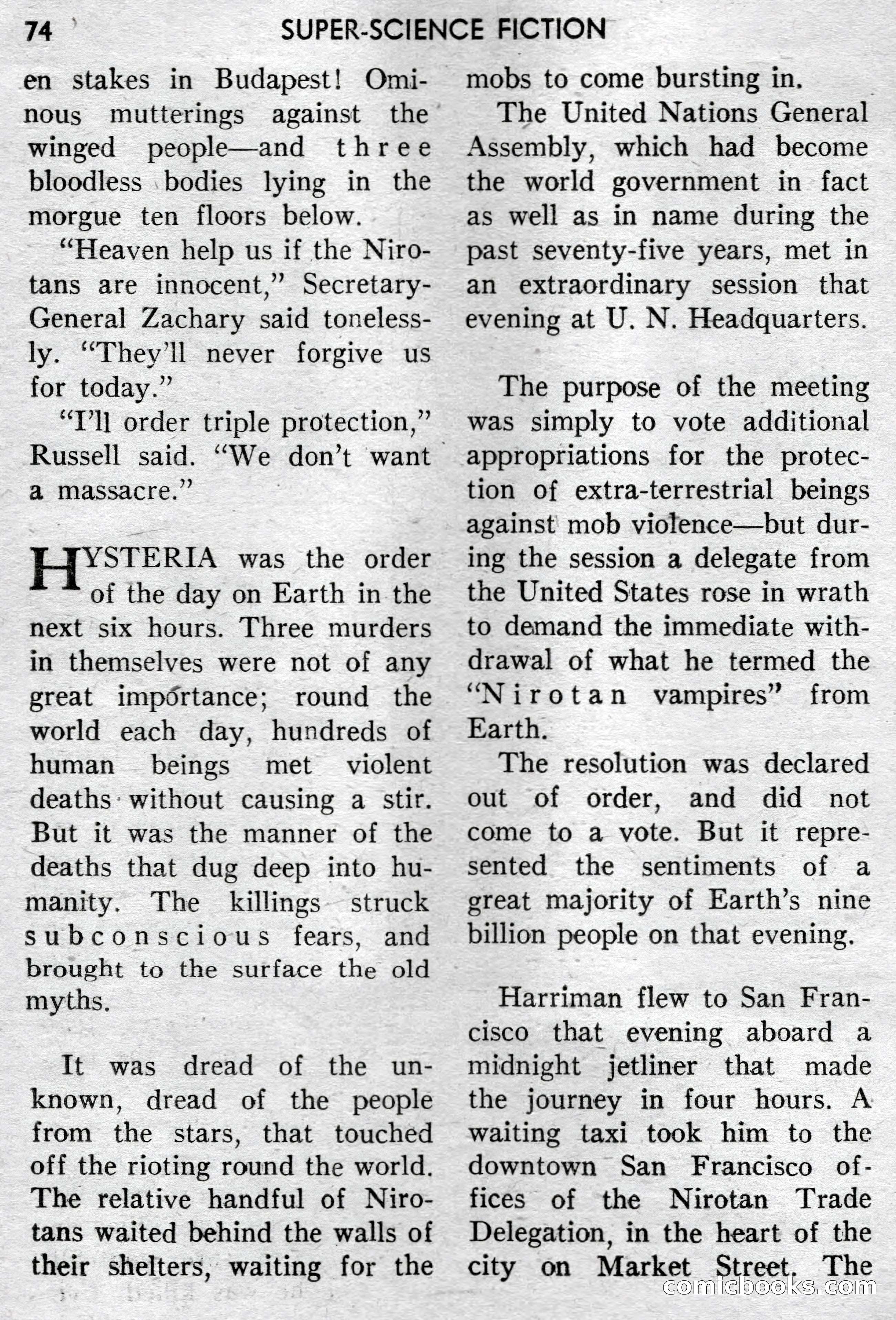 Super-Science Fiction, April 1959 — page 76 of 132